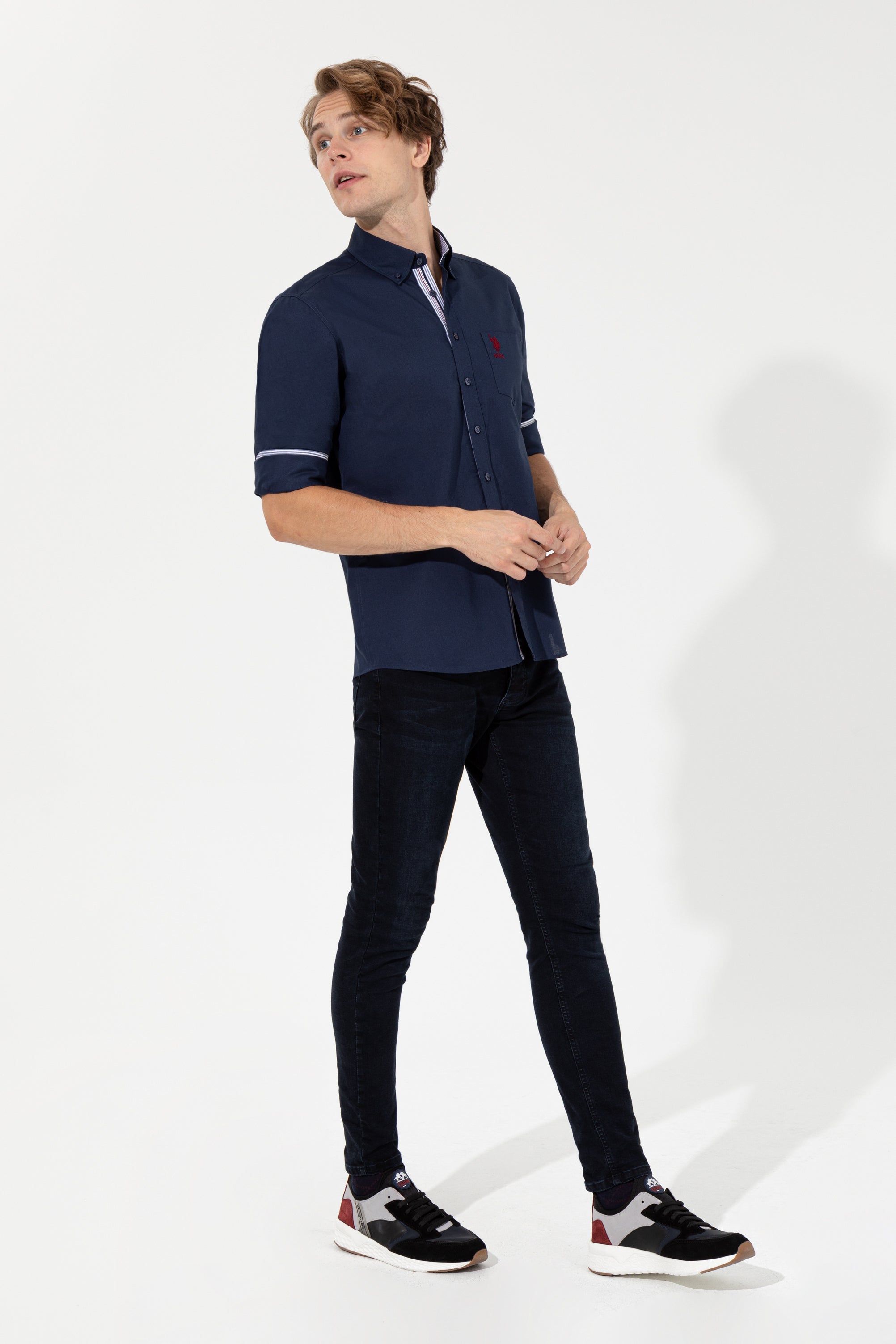 Dark Blue Shirt Long Sleeve U.S. Polo Assn.