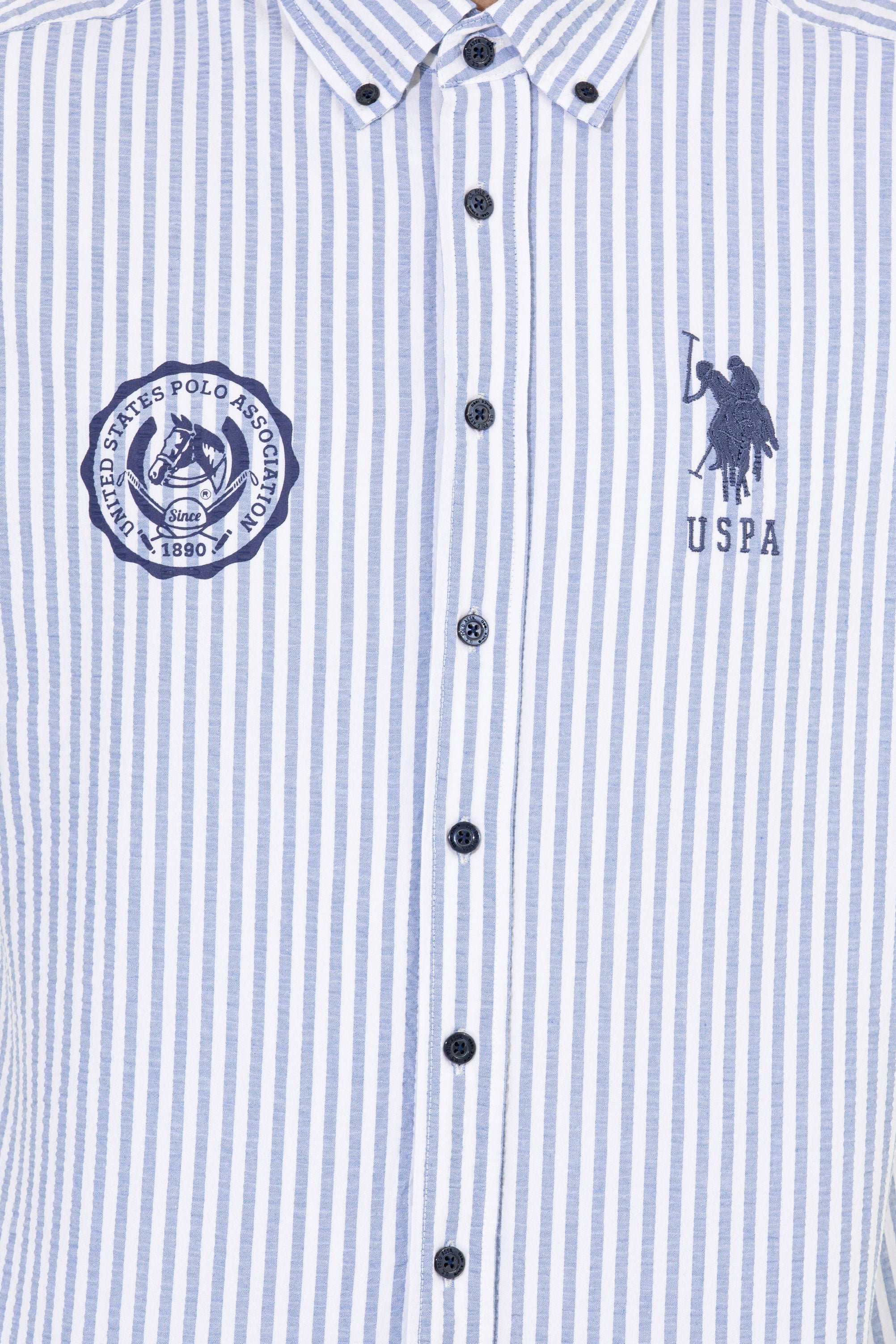 Light Blue Shirt Long Sleeve U.S. Polo Assn.