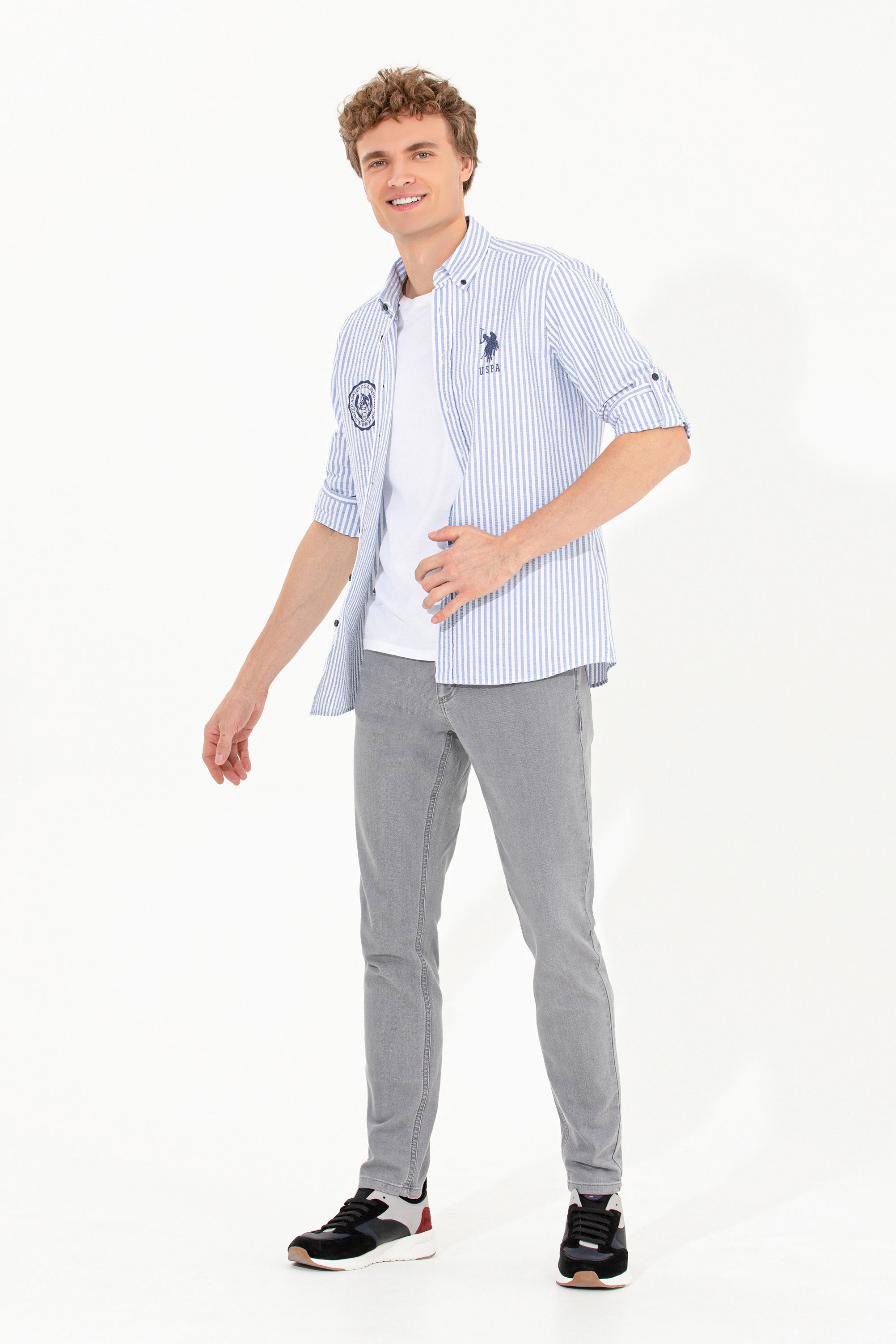 Light Blue Shirt Long Sleeve U.S. Polo Assn.