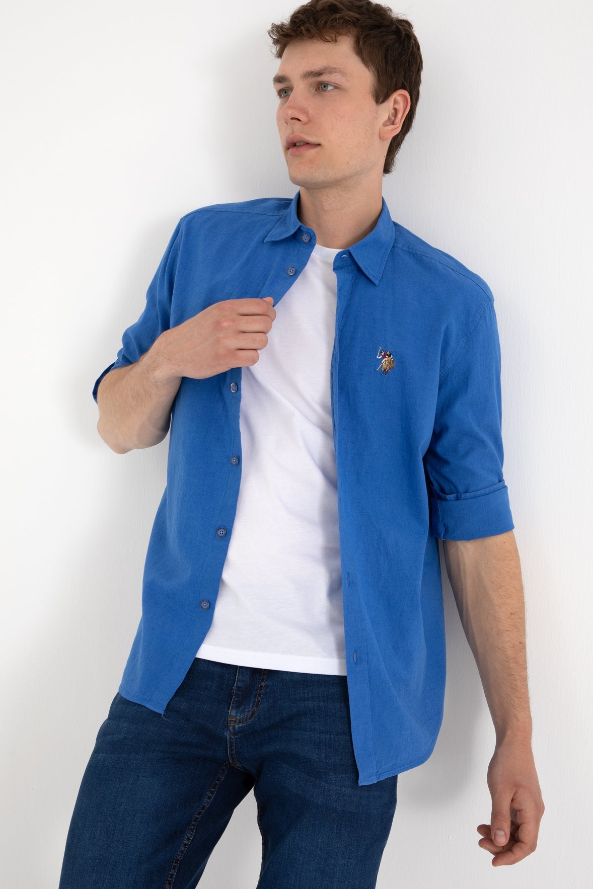 U.S. Polo Assn._Indigo_Shirt Long Sleeve_G081SZ0040 2082527_VR028_03