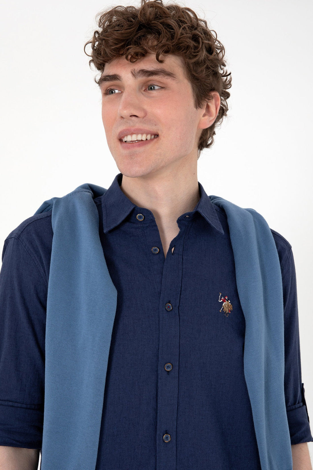 U.S. Polo Assn._Navy Shirt Long Sleeve_G081SZ0040 2082527_VR033_02