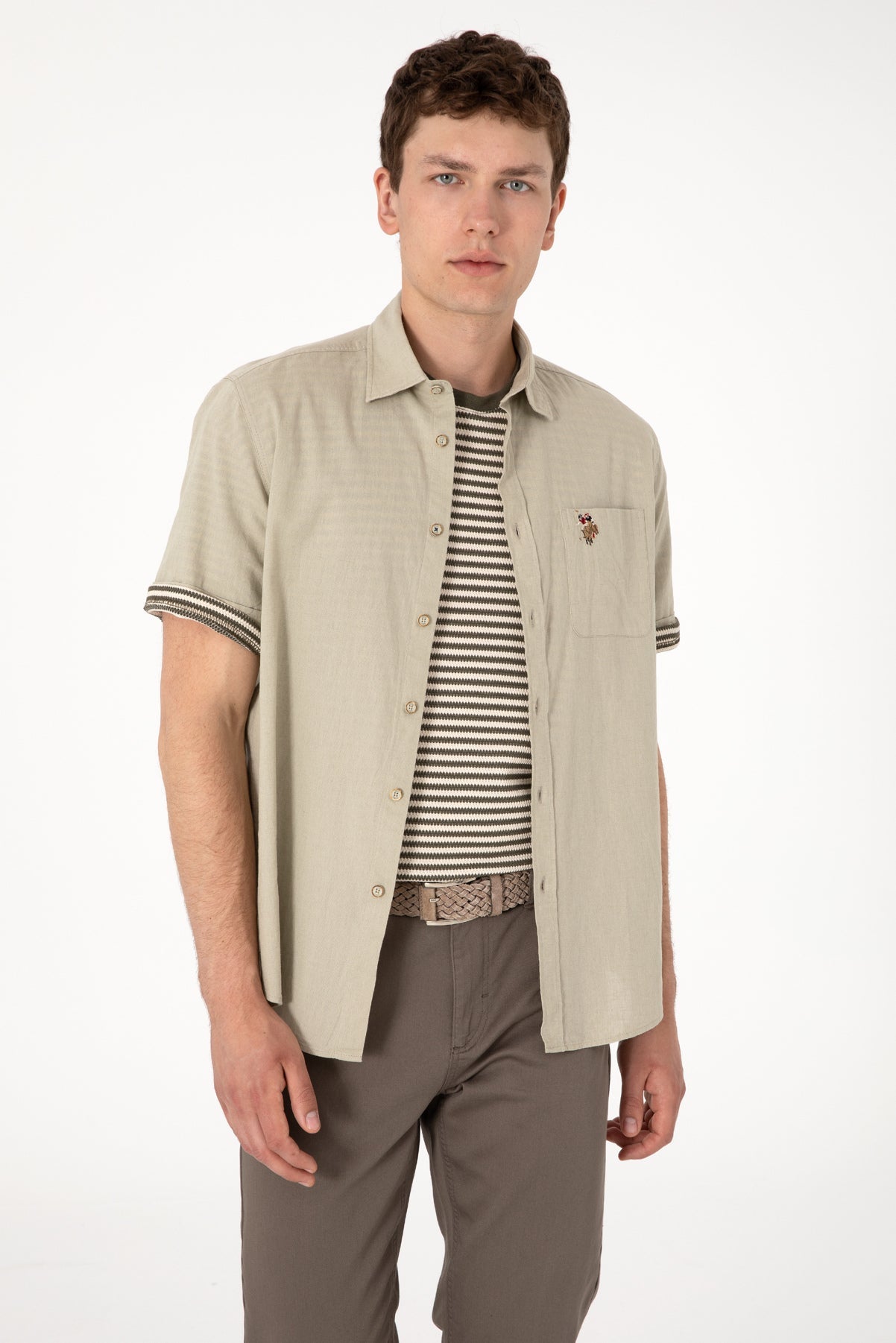 U.S. Polo Assn._Khaki_Shirt_G081SZ0040 2082772_VR027_03