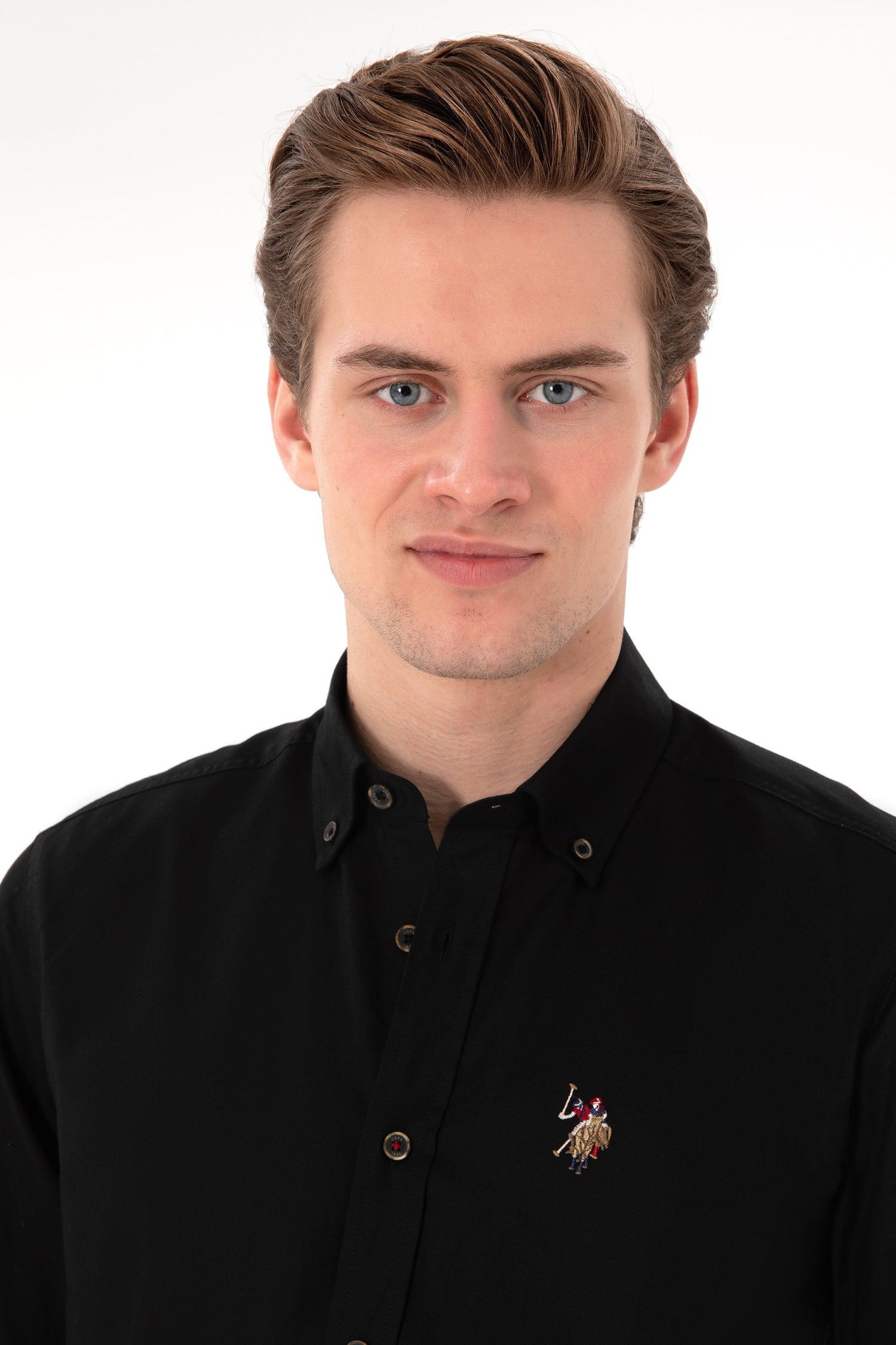 U.S. Polo Assn._Black Shirt Long Sleeve_G081SZ0040 2083079_VR046_02