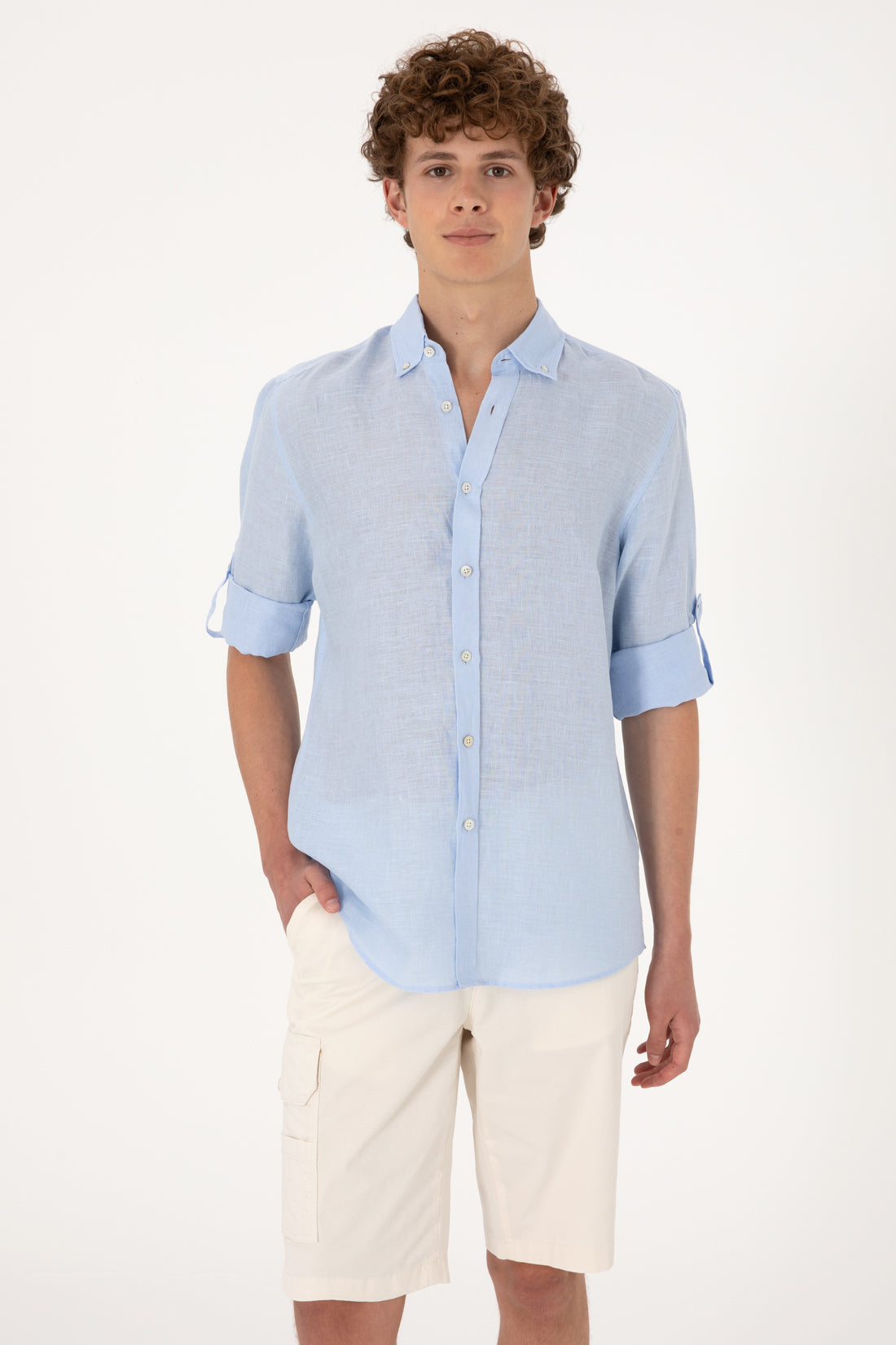 U.S. Polo Assn._Light Blue_Shirt Long Sleeve_G081SZ0040 2103097_VR003_03