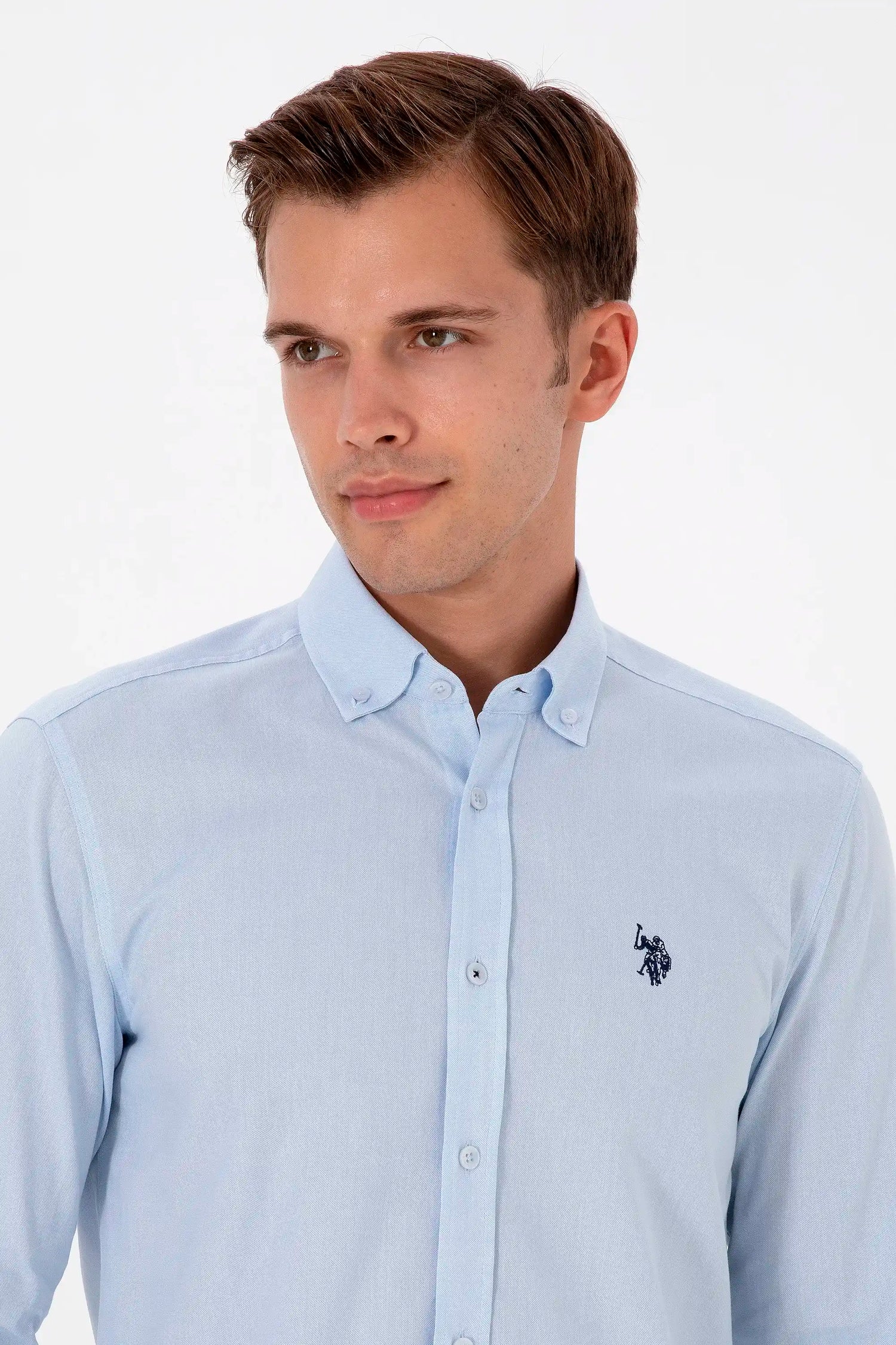 U.S. Polo Assn._Light Blue_Light Blue Long Sleeve Shirt_G081SZ0040 2225521_VR003_02