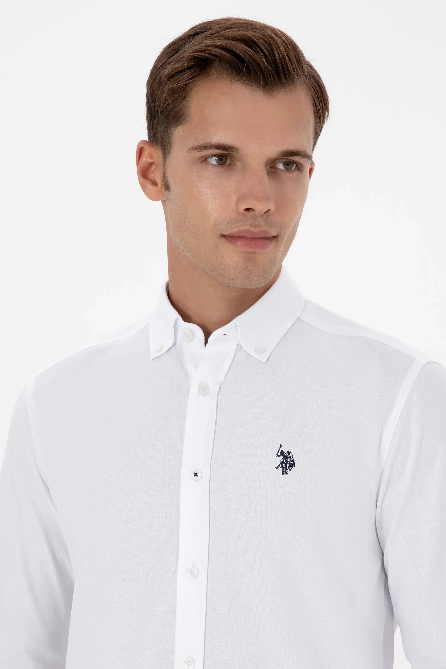 U.S. Polo Assn._White_White Long Sleeve Shirt_G081SZ0040 2225521_VR013_02