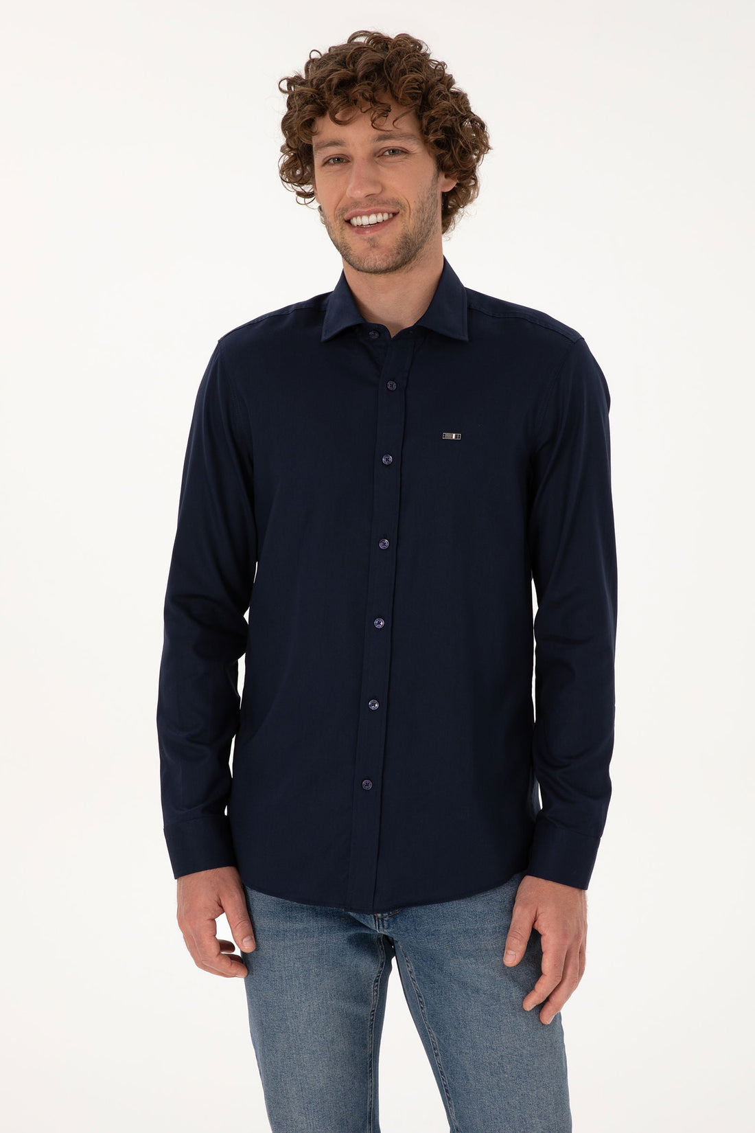 U.S. Polo Assn._Navy_Navy Shirt Long Sleeve_G081SZ0040 2225552_VR033_01