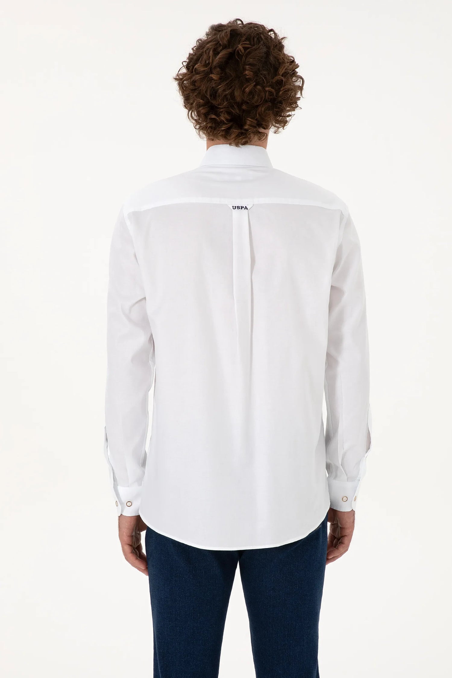 U.S. Polo Assn._White_White Long Sleeve Shirt_G081SZ0040 2225643_VR013_05