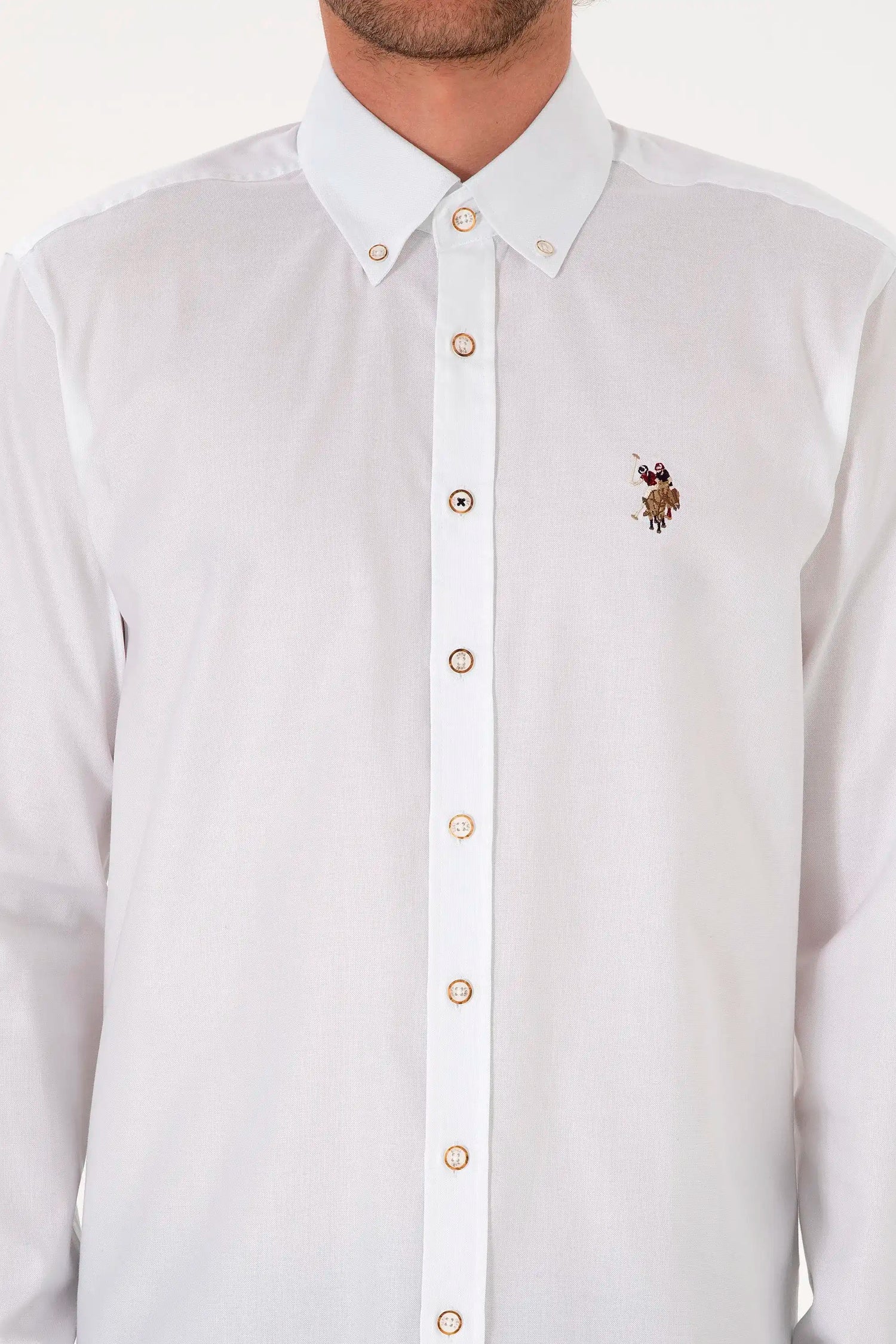 U.S. Polo Assn._White_White Long Sleeve Shirt_G081SZ0040 2225643_VR013_06