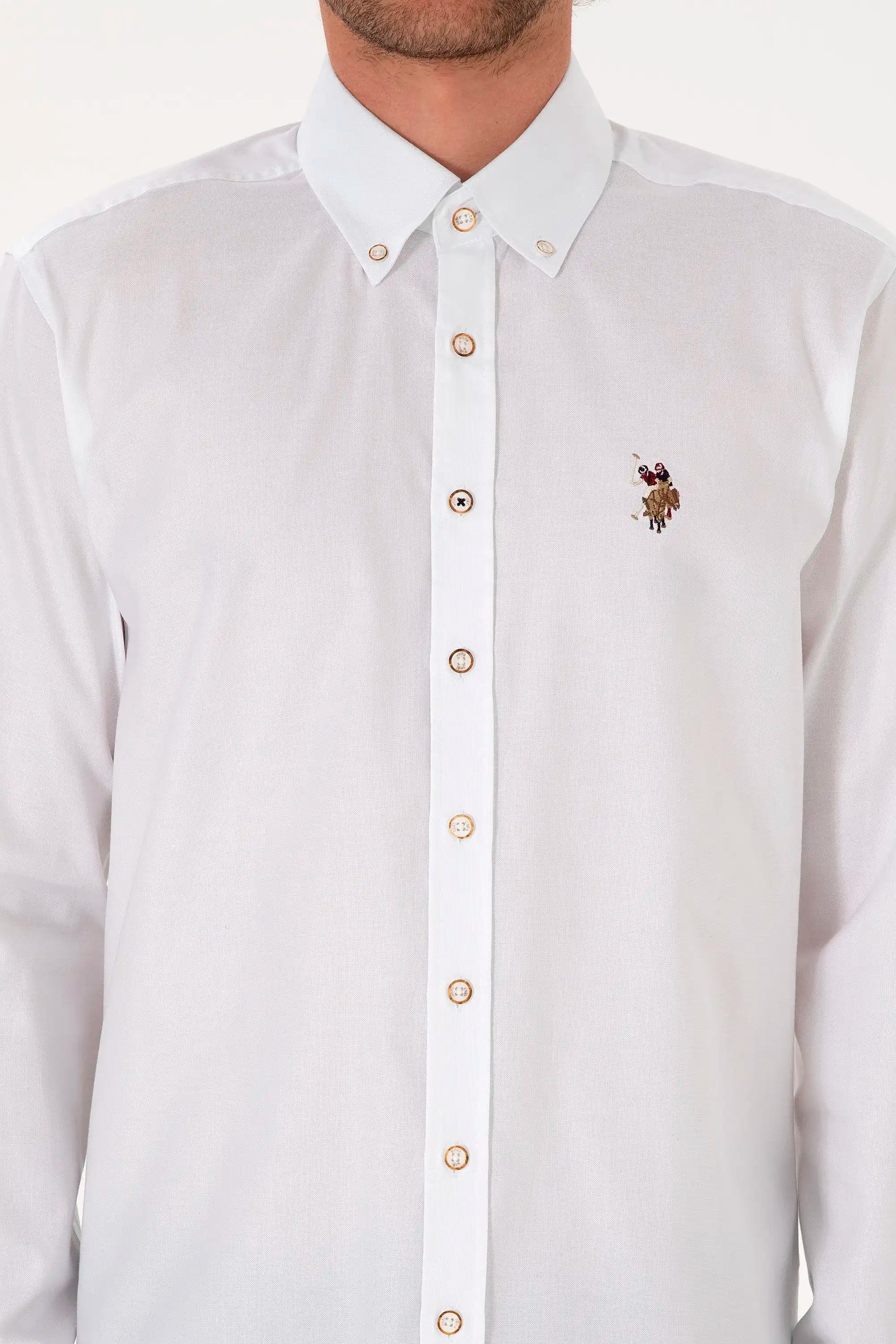U.S. Polo Assn._White_White Long Sleeve Shirt_G081SZ0040 2225643_VR013_06