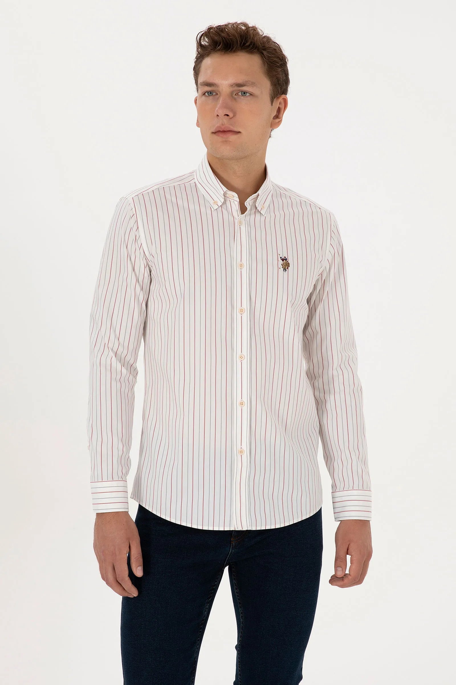 U.S. Polo Assn._Bordeaux_Bordeaux Shirt_G081SZ0040 2236011_VR014_01