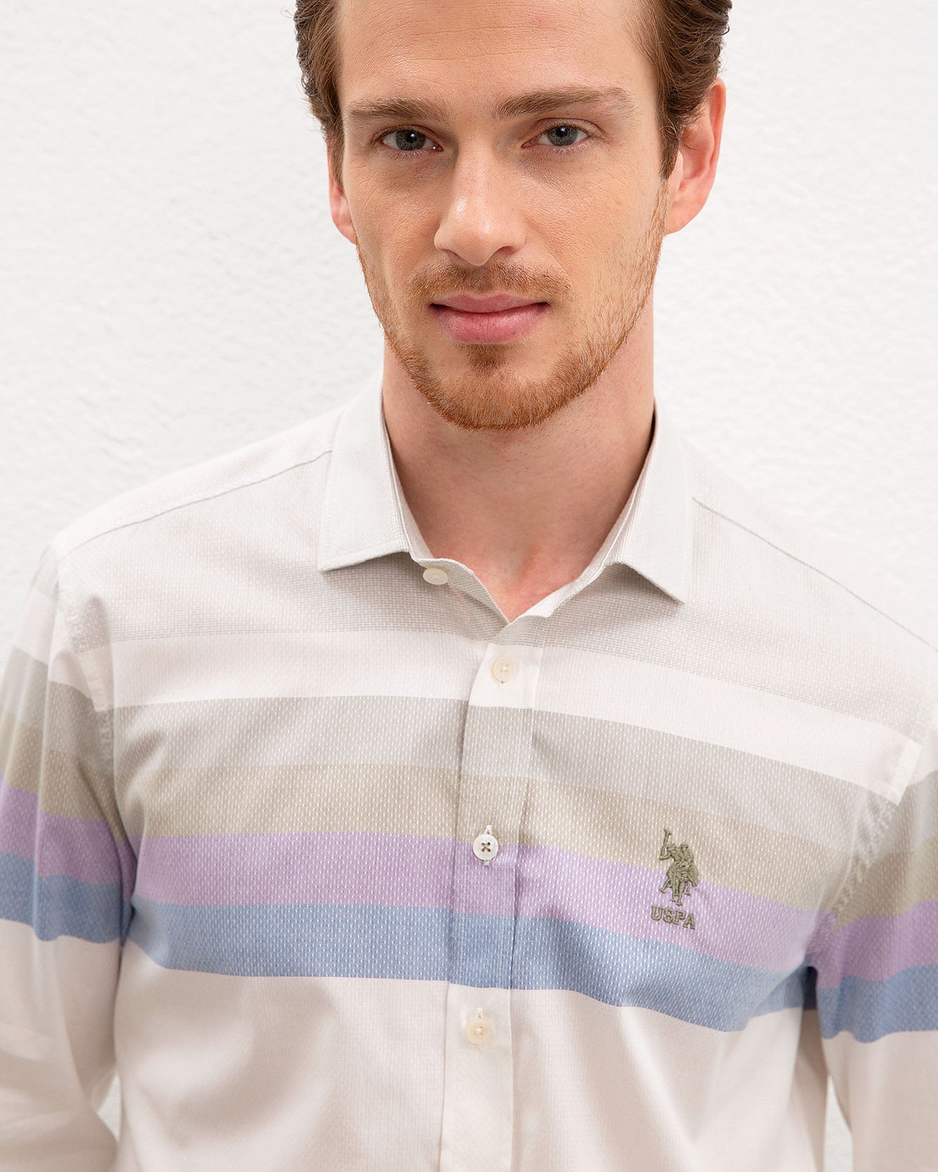 Kaki Shirt Long Sleeve U.S. Polo Assn.