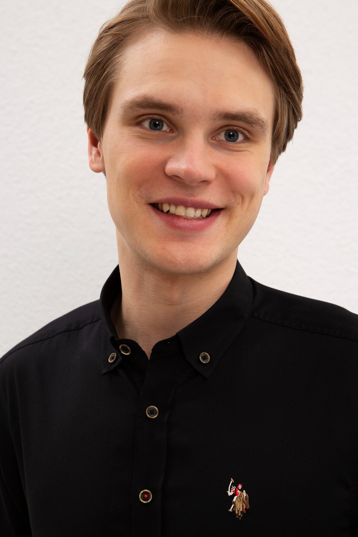 Black Shirt Long Sleeve U.S. Polo Assn.