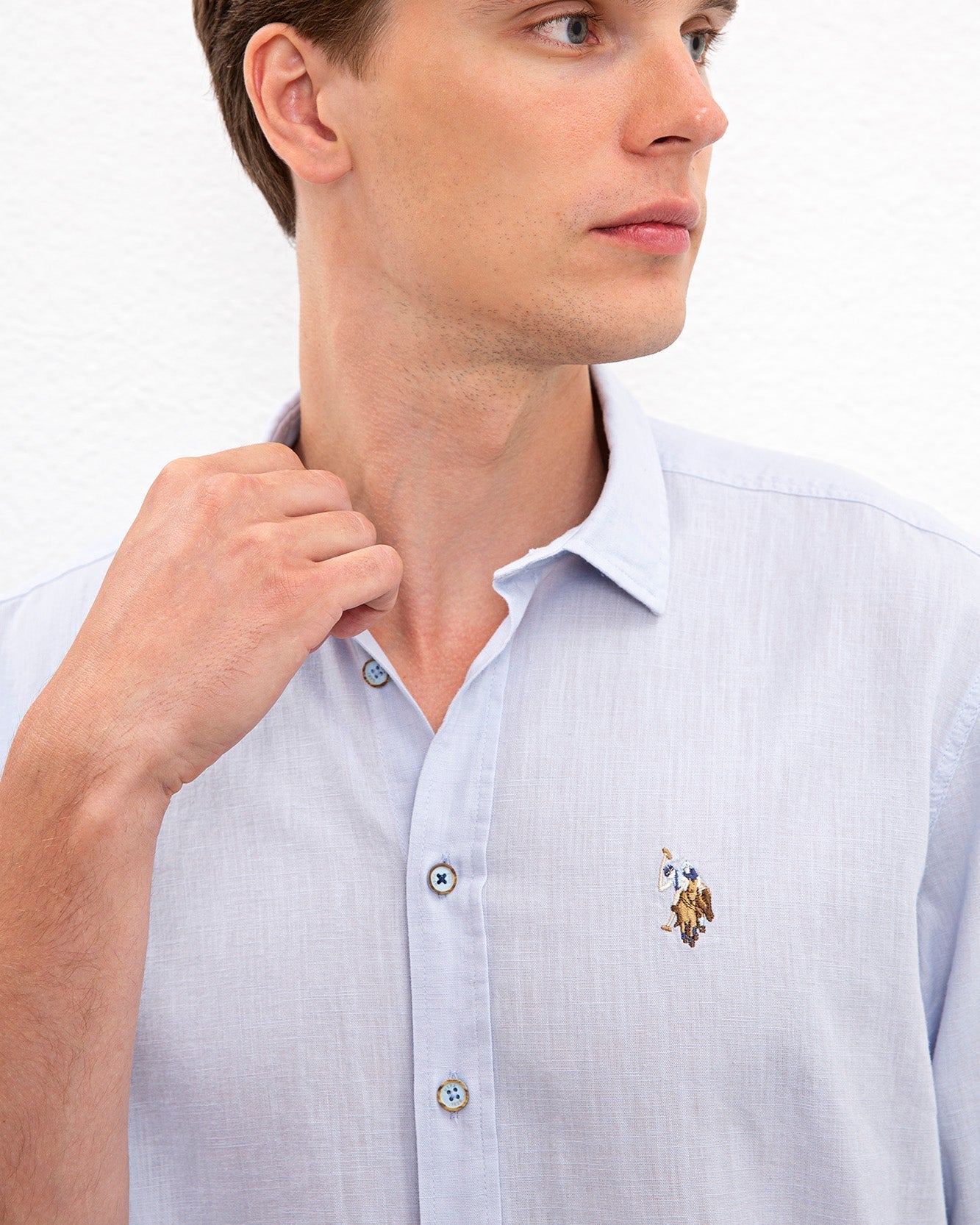 Light Blue Shirt Long Sleeve U.S. Polo Assn.