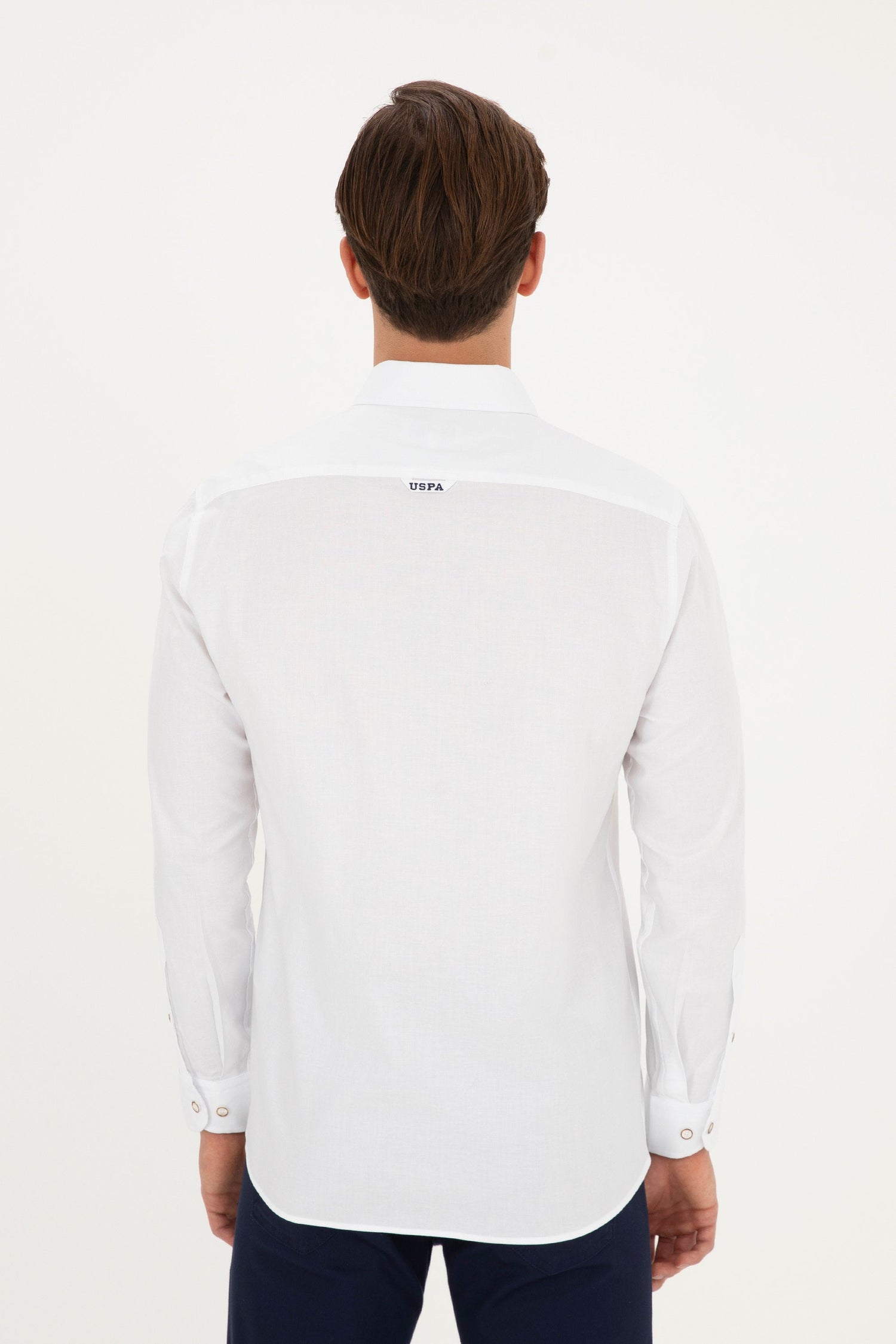 Button Down Shirt With Logo_G081SZ0040 1829891_VR013_05