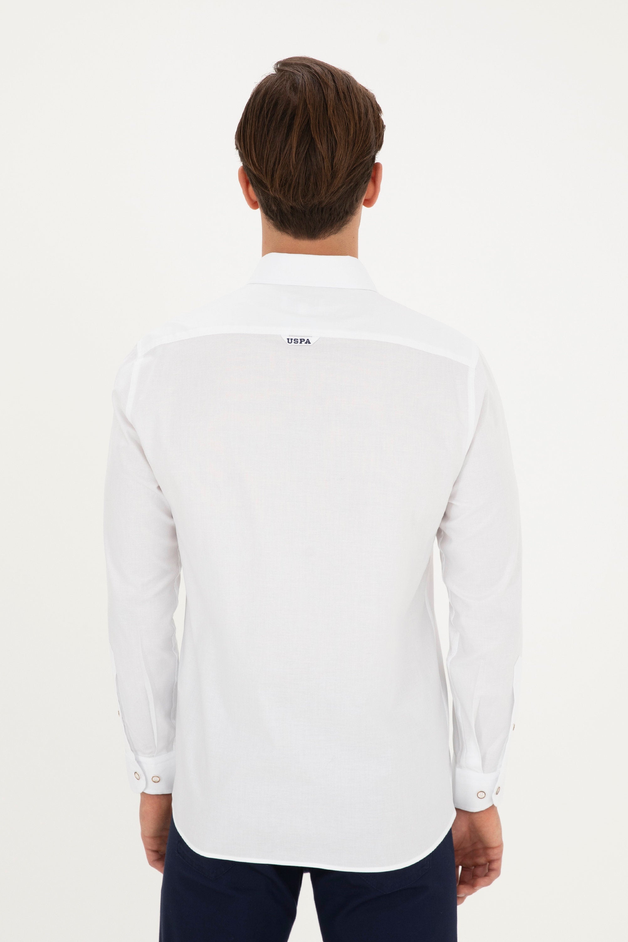 Button Down Shirt With Logo_G081SZ0040 1829891_VR013_05