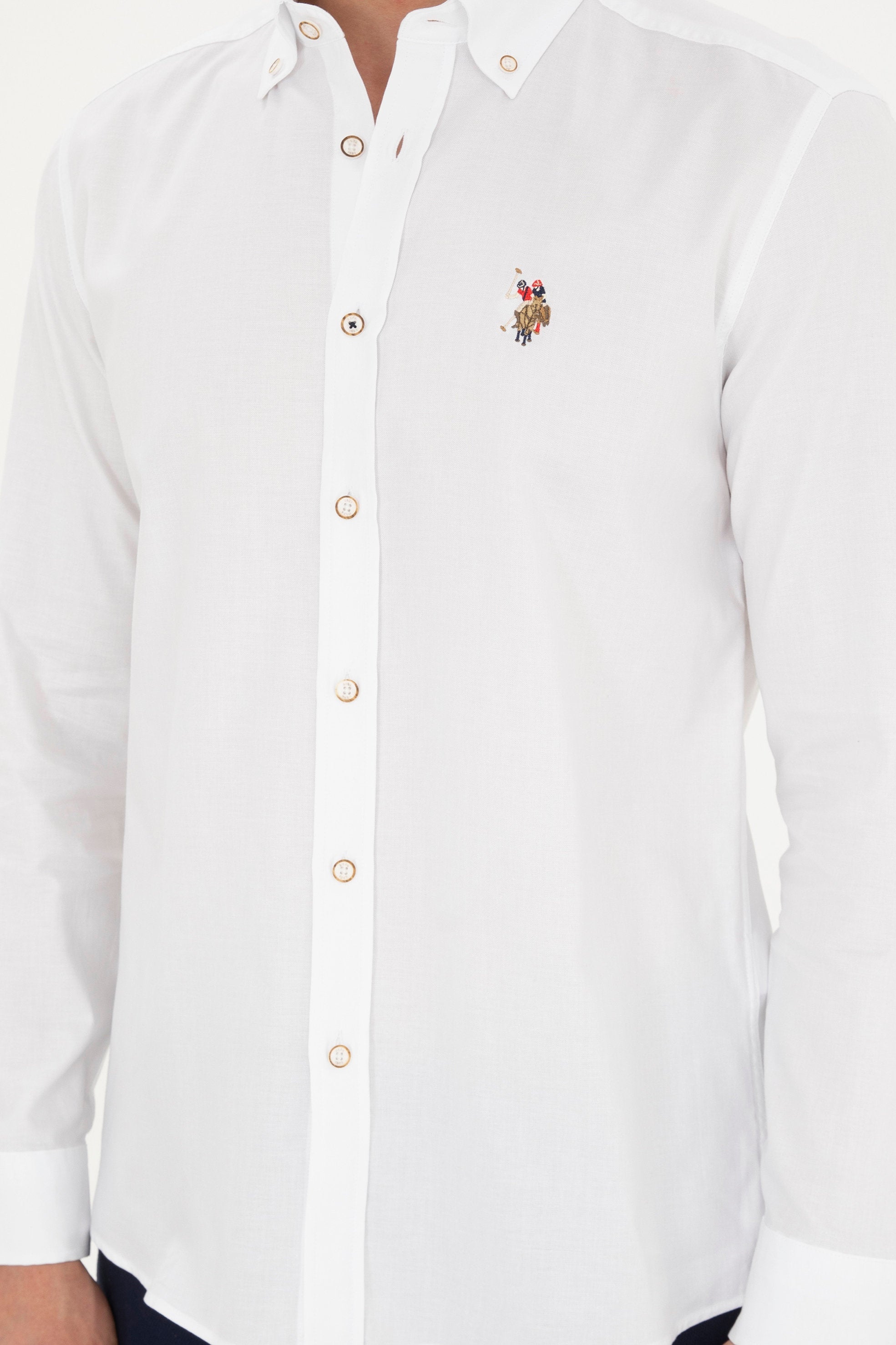 Button Down Shirt With Logo_G081SZ0040 1829891_VR013_06