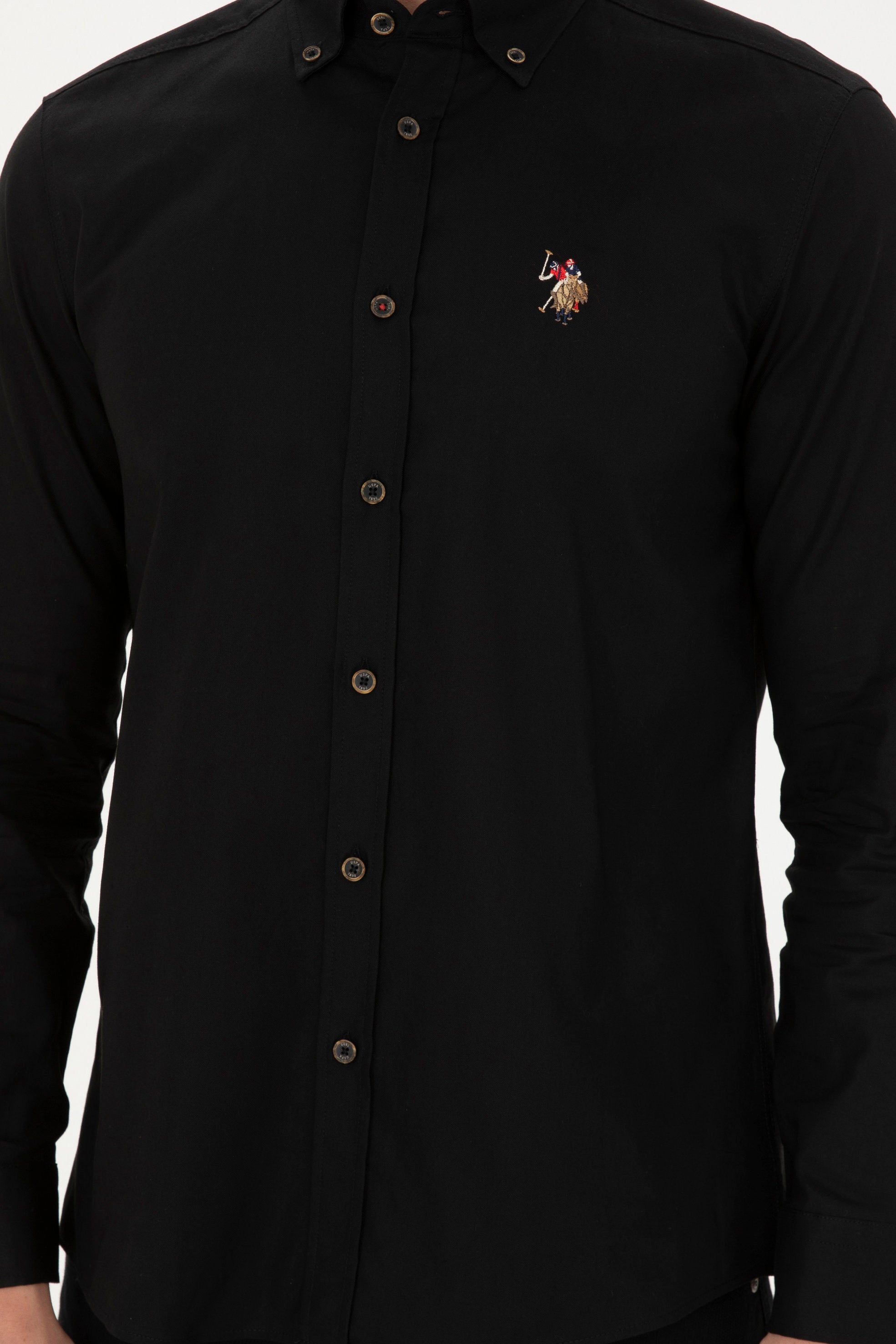 Button Down Shirt With Logo_G081SZ0040 1829891_VR046_06