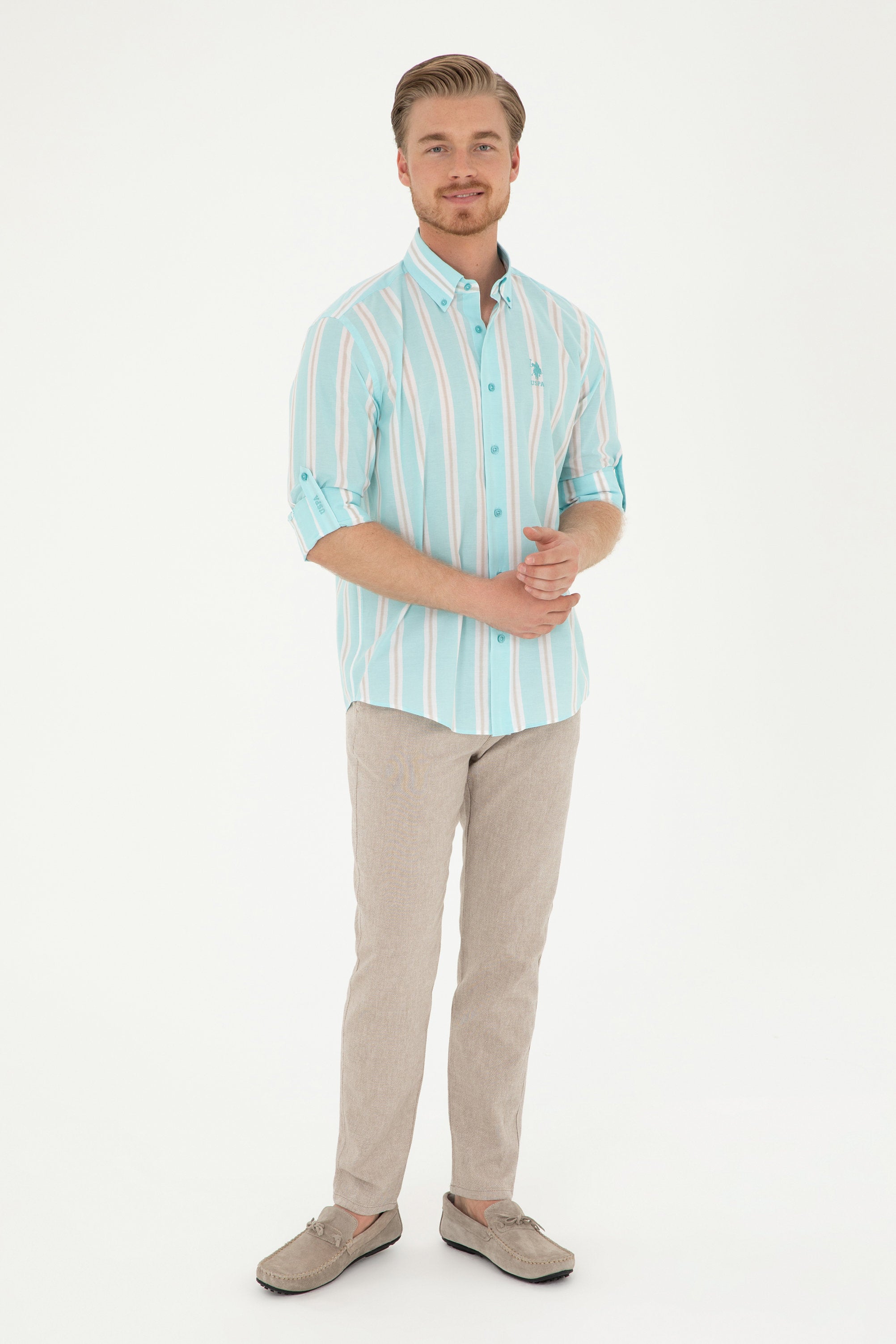 Multi-Color Button Down Shirt_G081SZ0040 1838356_VR090_04