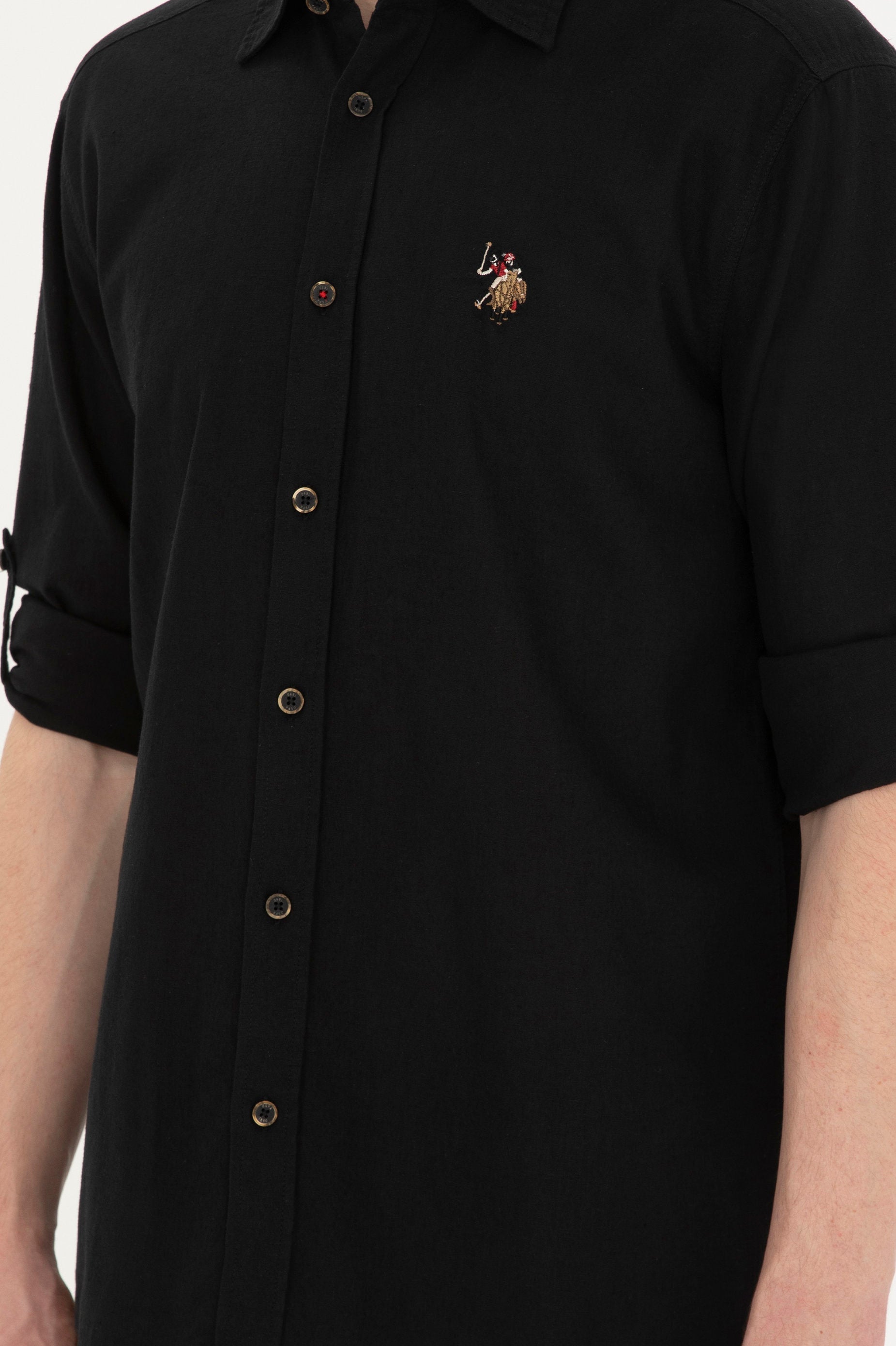 Button Down Shirt With Logo_G081SZ0040 1844703_VR046_06