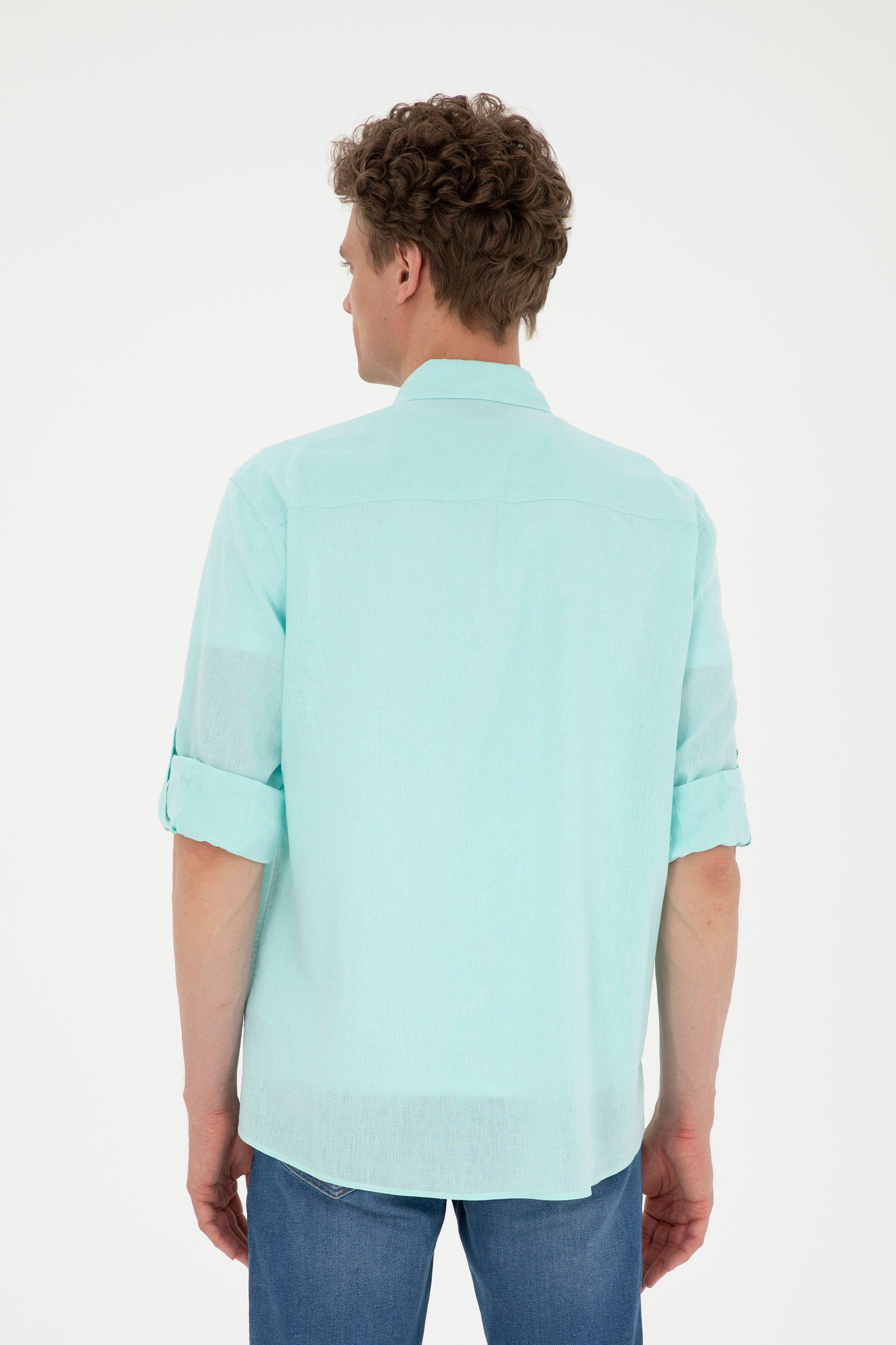 Blue Button Down Shirt_G081SZ0040 1844703_VR083_05