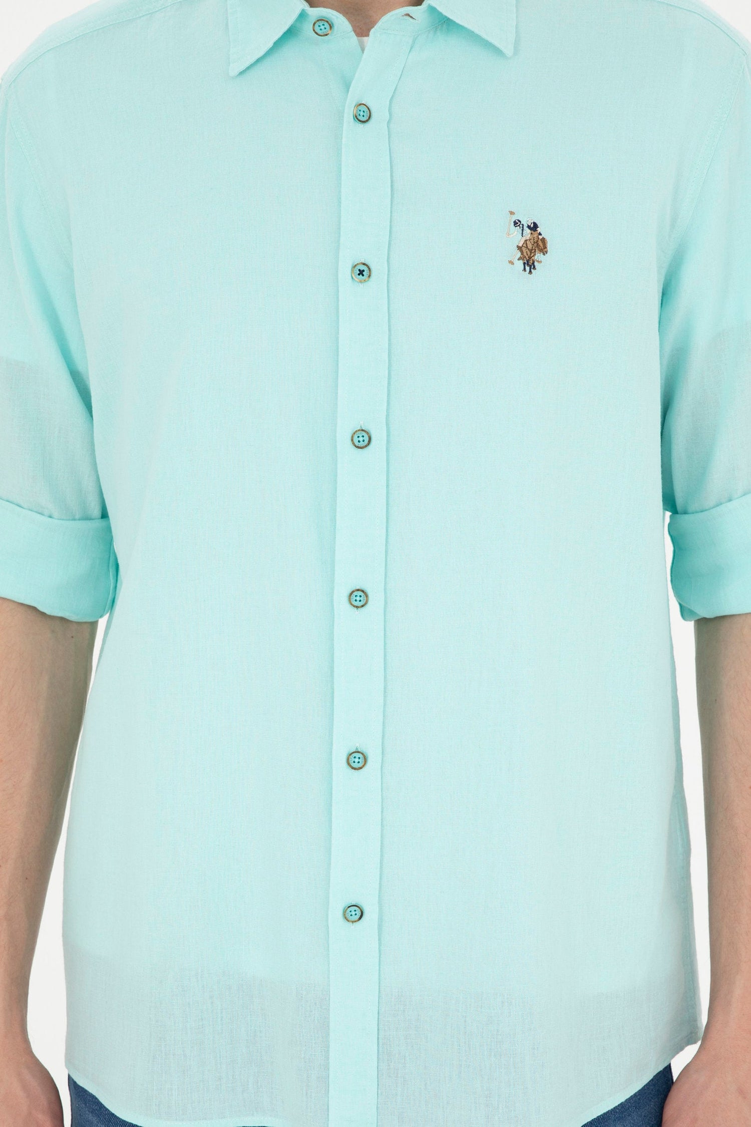 Blue Button Down Shirt_G081SZ0040 1844703_VR083_06