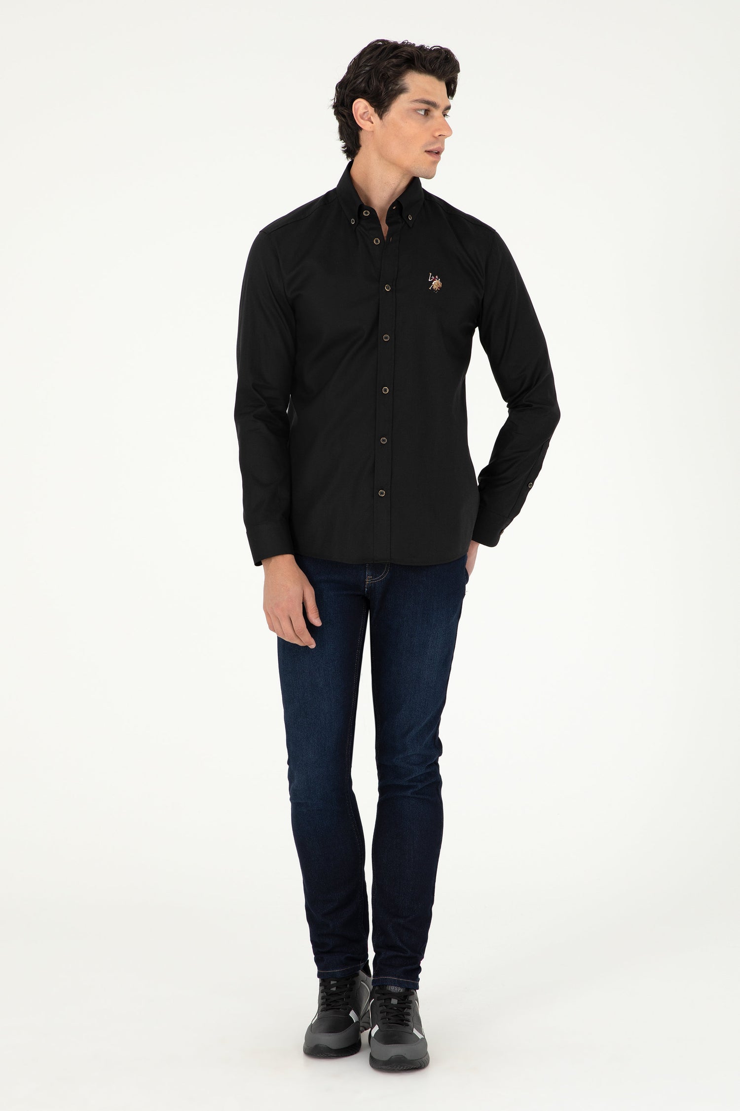 Black Shirt Long Sleeve_G081SZ0040 1962279_VR046_04
