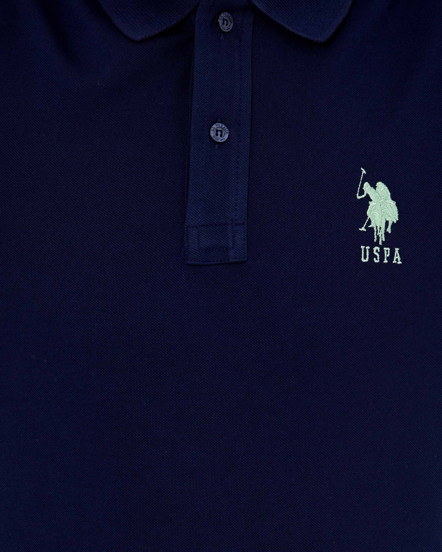 Dark Blue Basic Polo Shirt - BEVAVA
