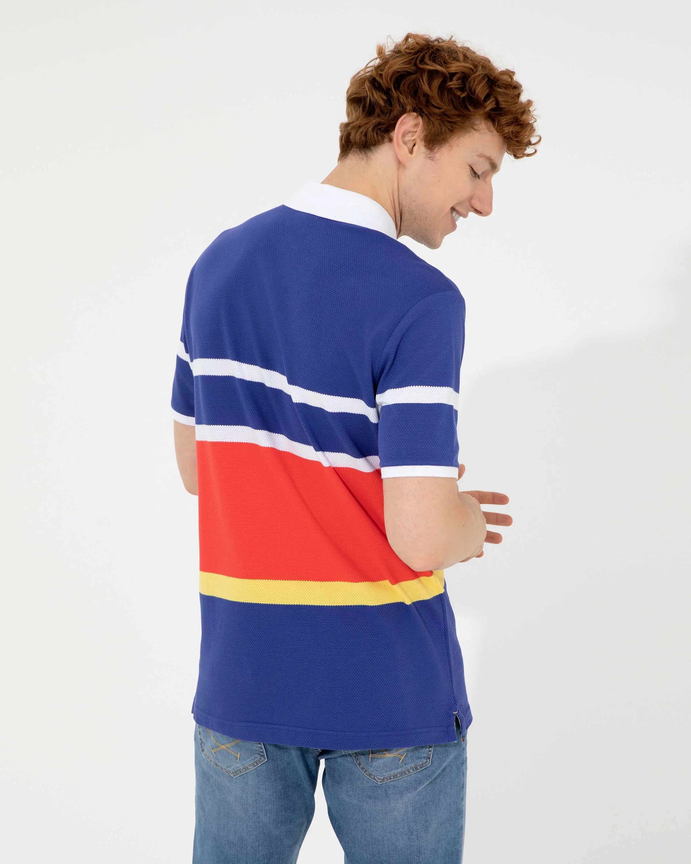 Blue Polo Shirt - BEVAVA