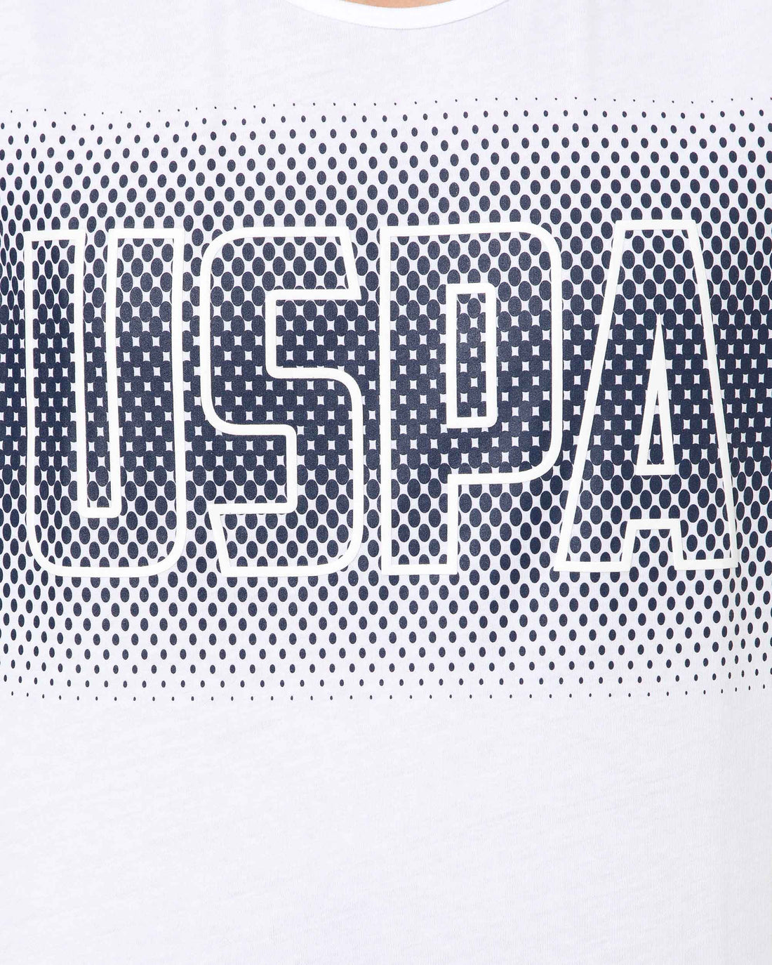 White Crew Neck T-Shirt U.S. Polo Assn.