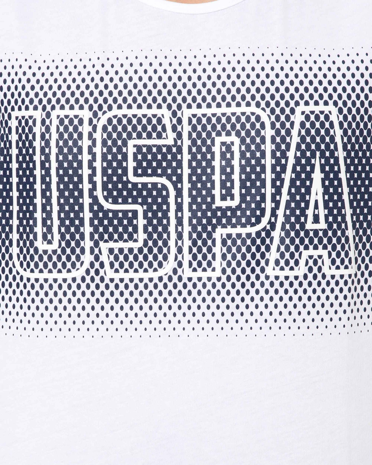 White Crew Neck T-Shirt U.S. Polo Assn.