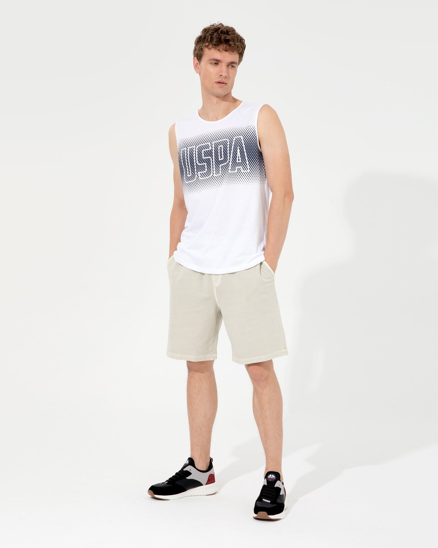 White Crew Neck T-Shirt U.S. Polo Assn.