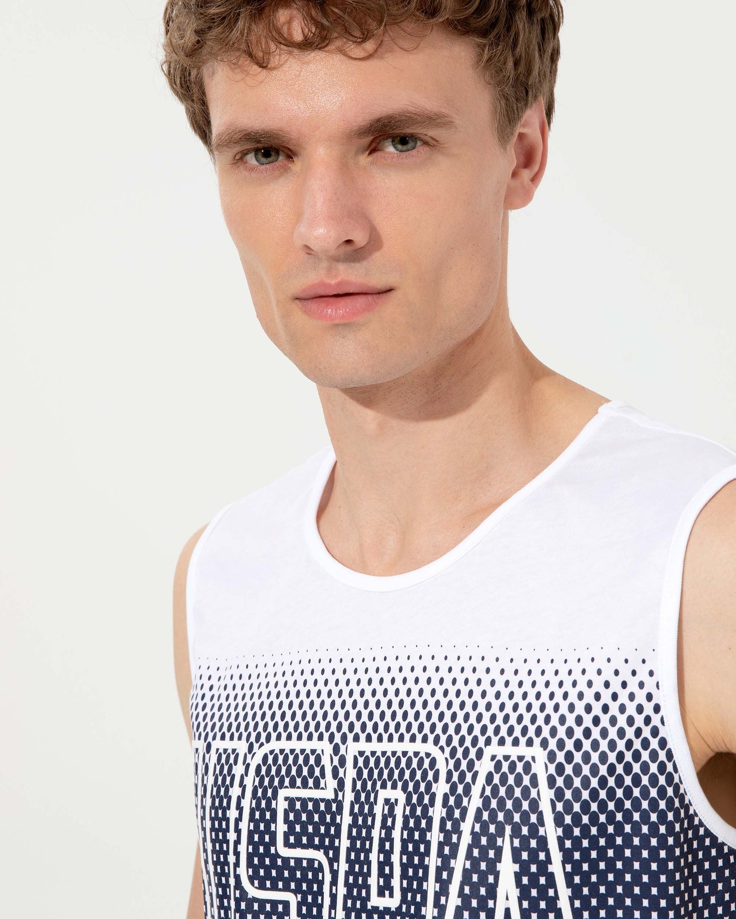 White Crew Neck T-Shirt U.S. Polo Assn.