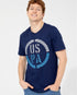 Dark Blue Crew Neck T-Shirt U.S. Polo Assn.