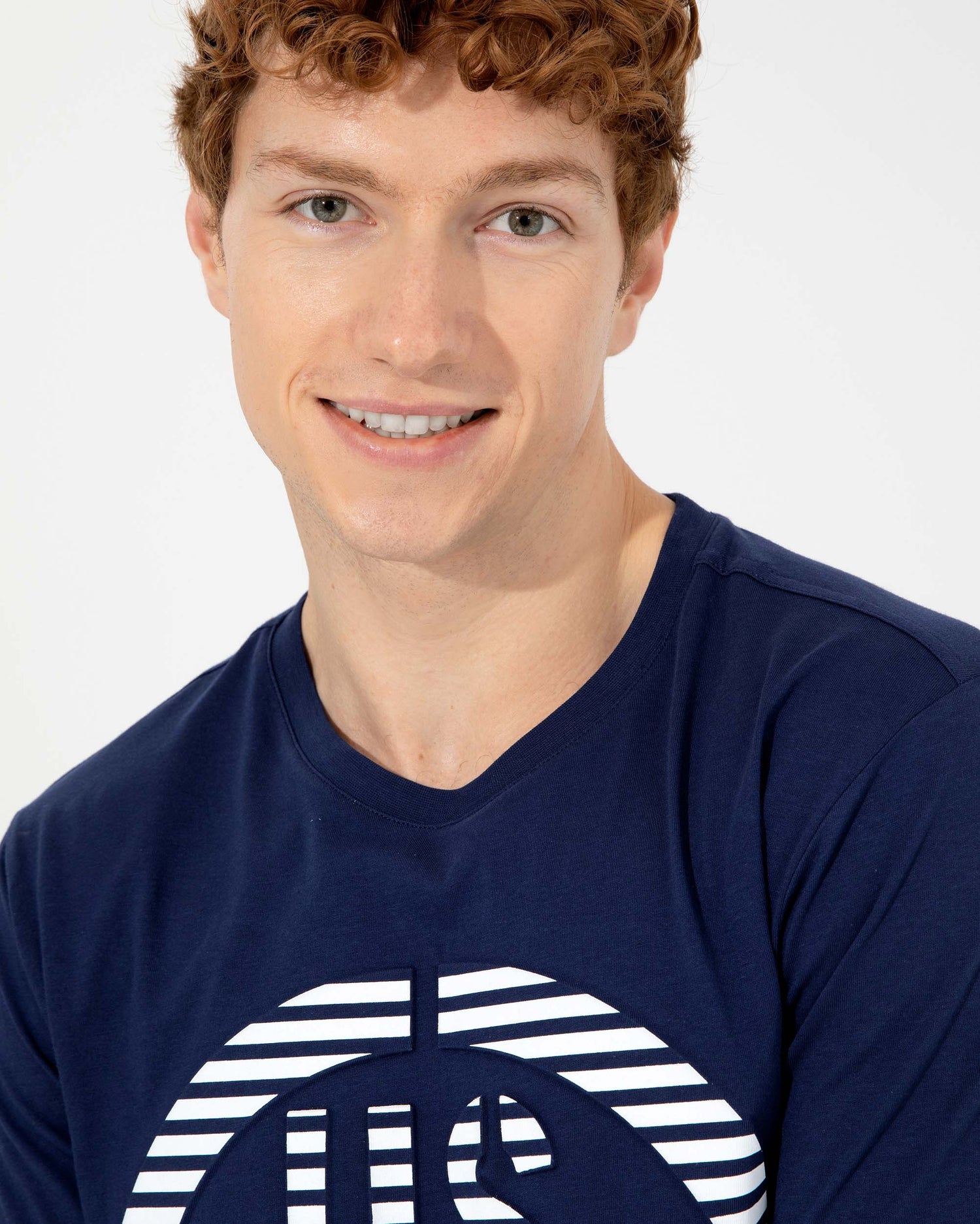 Dark Blue Crew Neck T-Shirt U.S. Polo Assn.