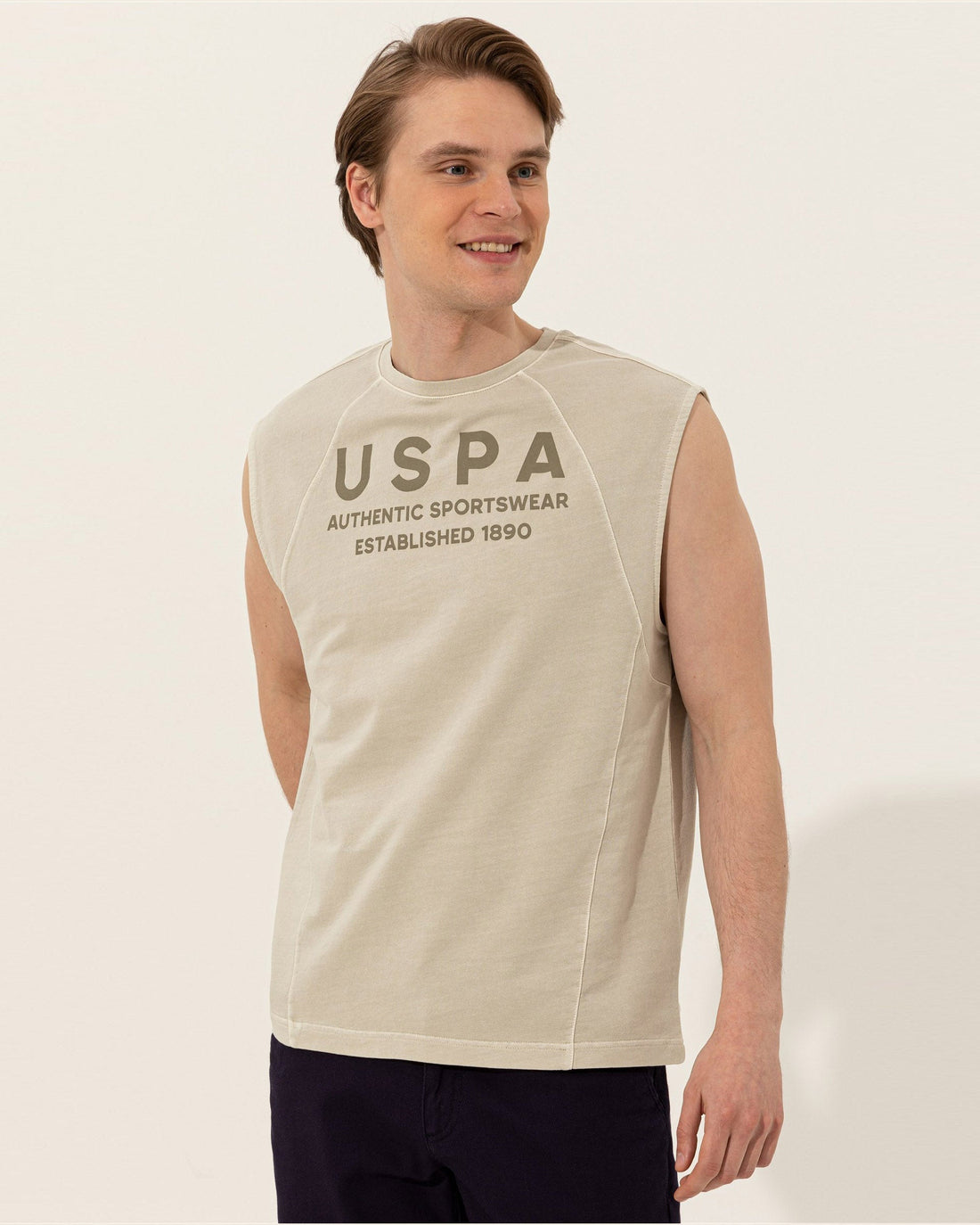 Beige T-Shirt U.S. Polo Assn.