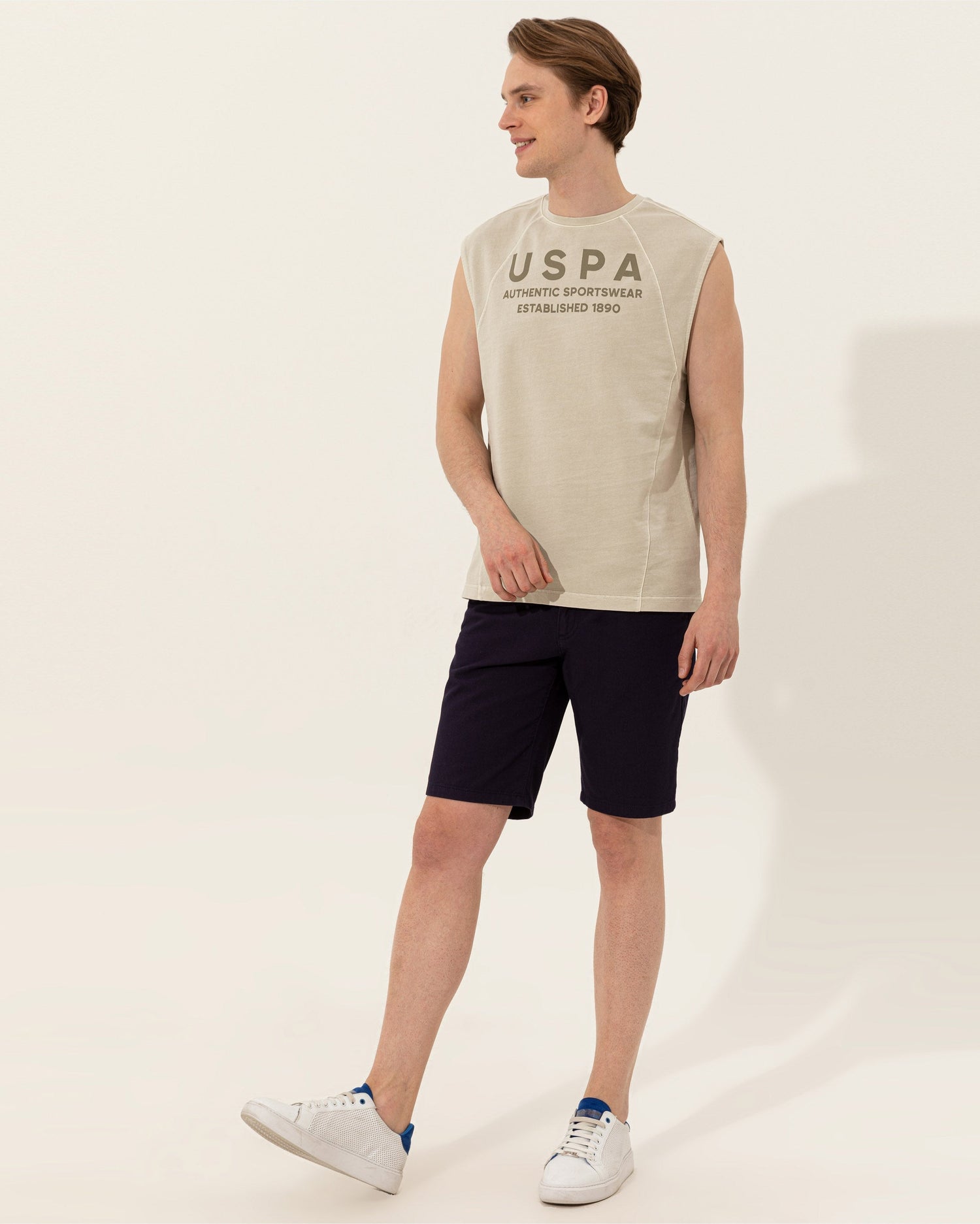 Beige T-Shirt U.S. Polo Assn.