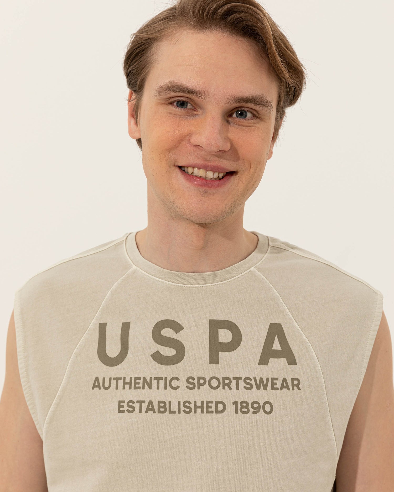 Beige T-Shirt U.S. Polo Assn.