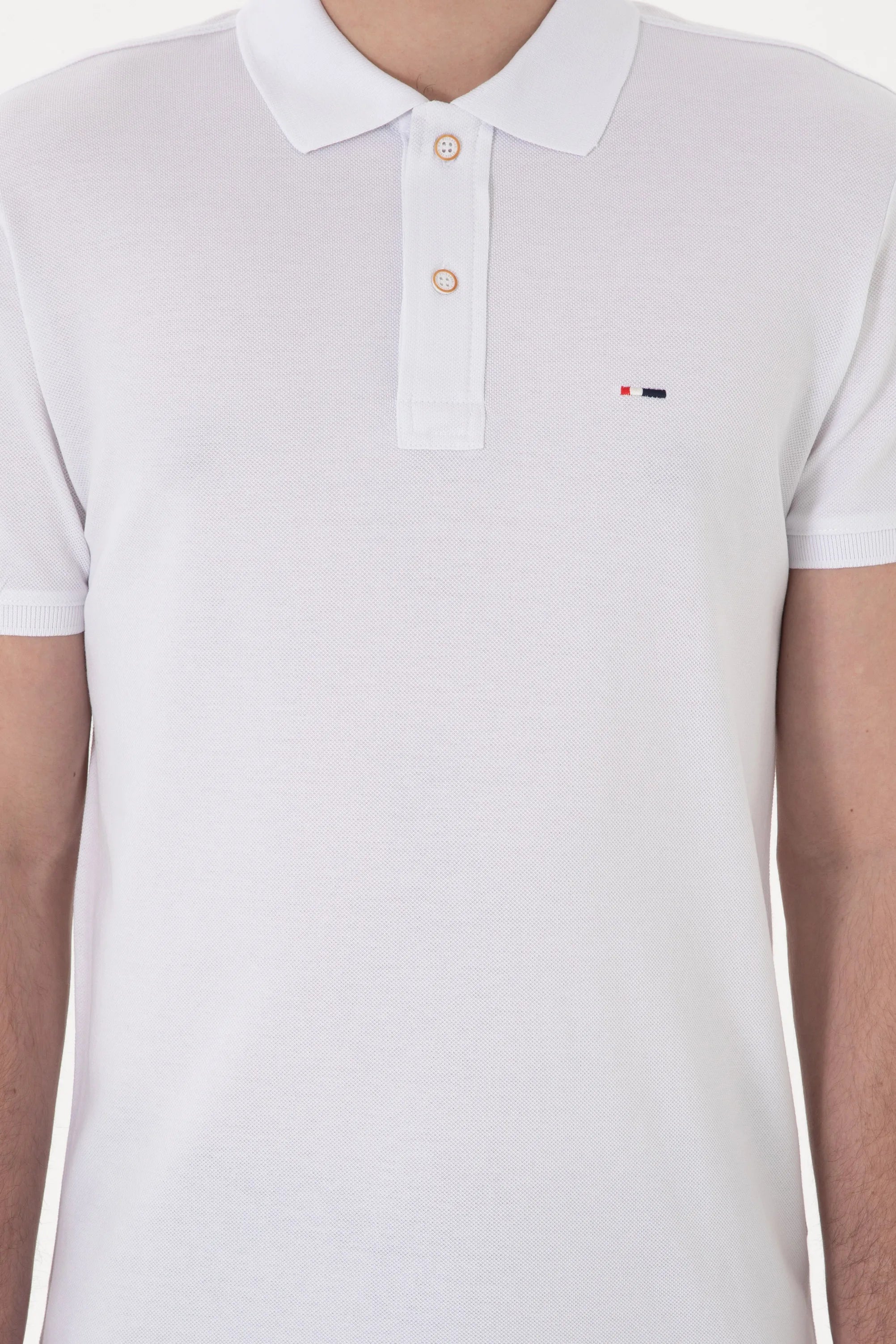 U.S. Polo Assn. White Men White Slim Fit Polo Shirt SKU: G081SZ0110 2083944_VR013 Image 06