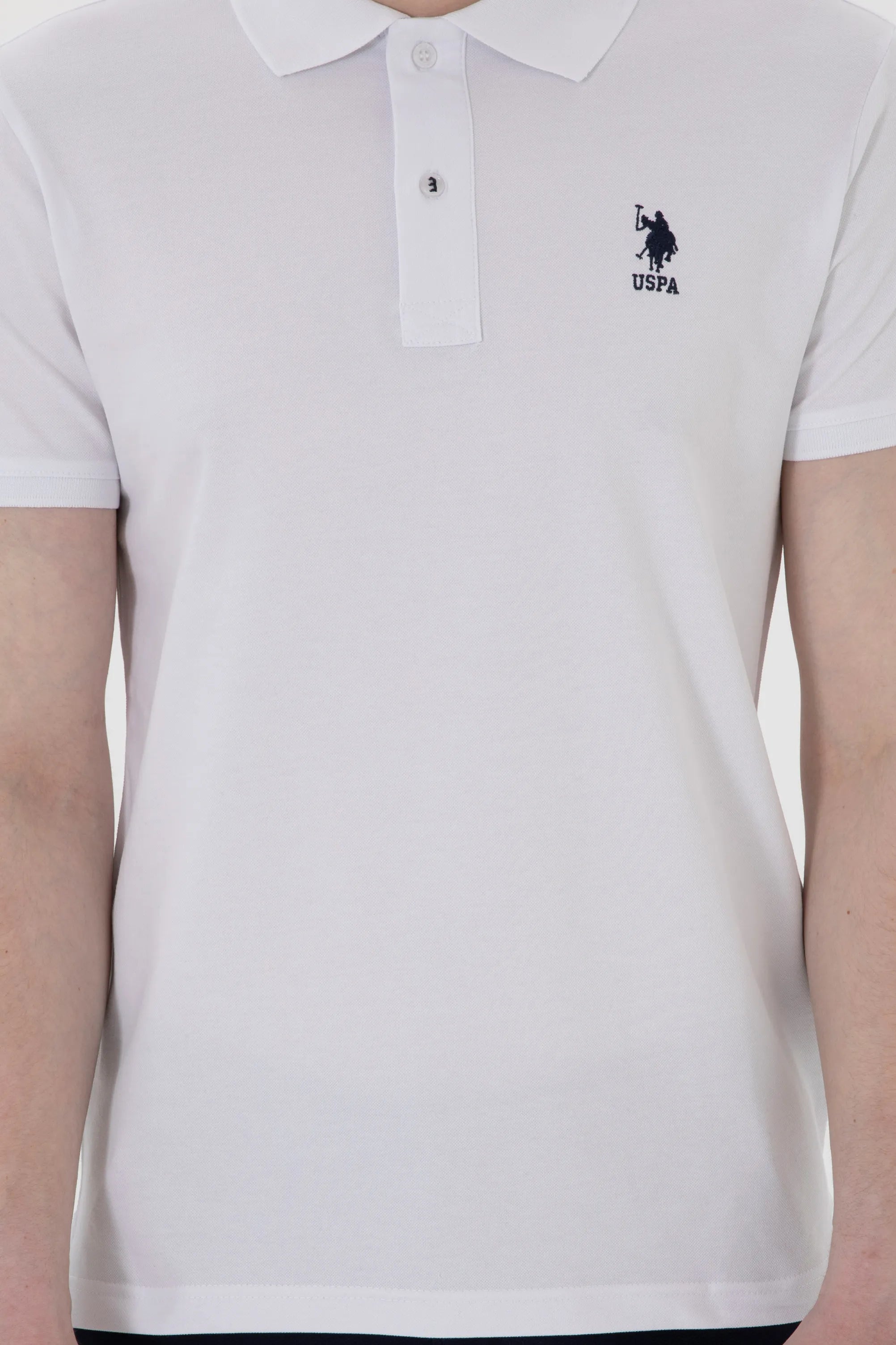 U.S. Polo Assn. White Men White Slim Fit Polo Shirt SKU: G081SZ0110 2084040_VR013 Image 06