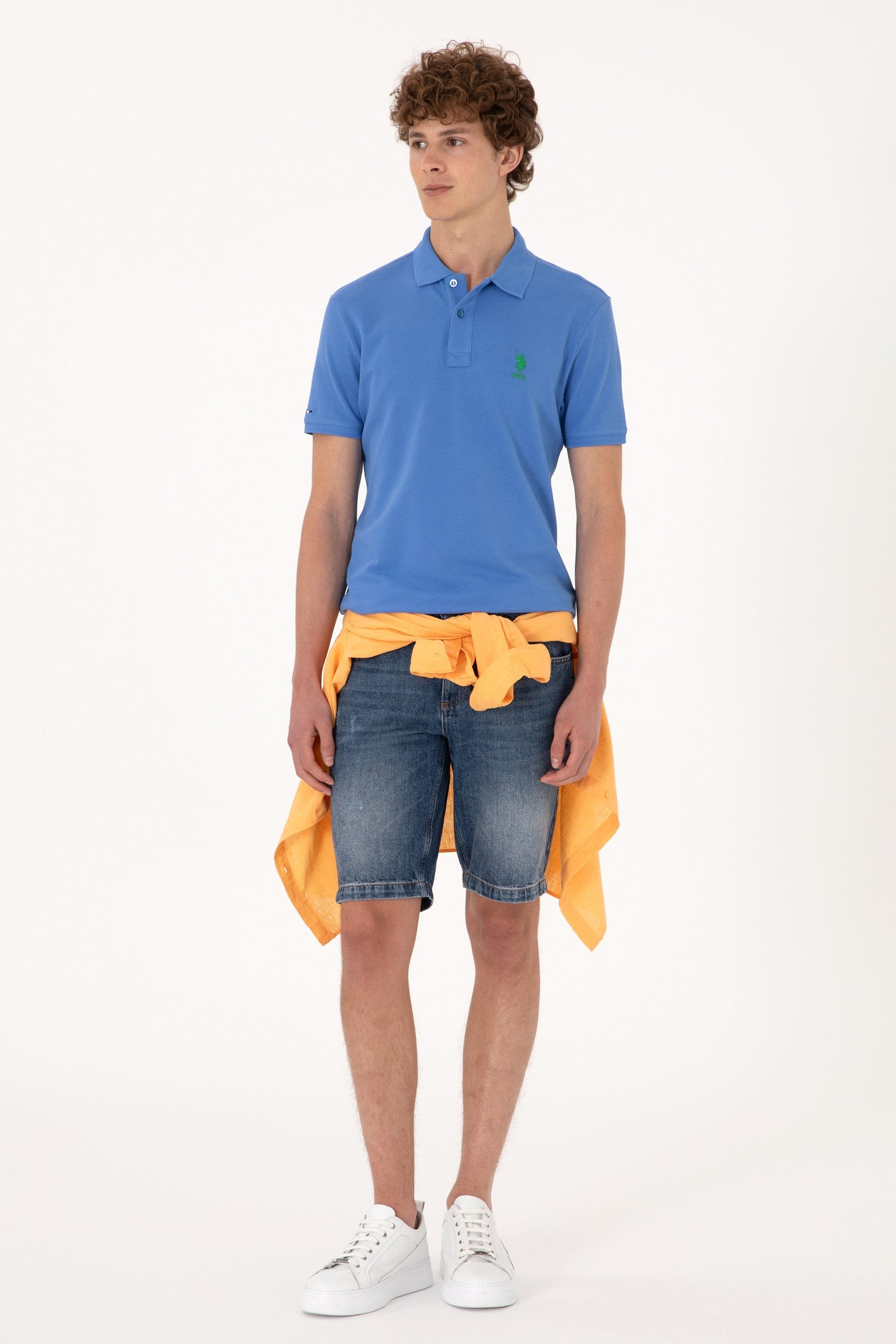 U.S. Polo Assn._Indigo Polo Shirt_G081SZ0110 2084410_VR028_05