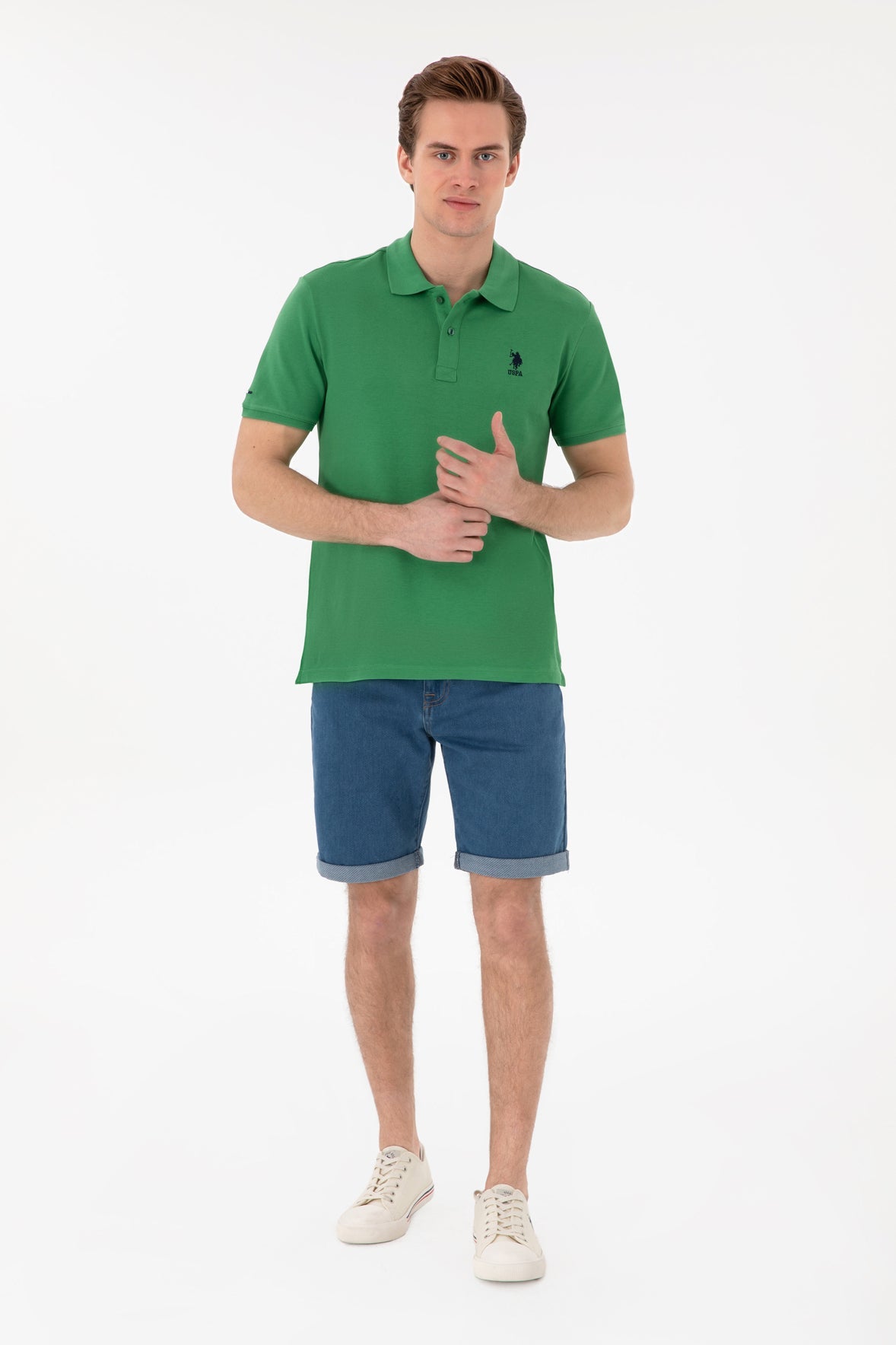 U.S. Polo Assn._Green_T-Shirt_G081SZ0110 2084410_VR054_04