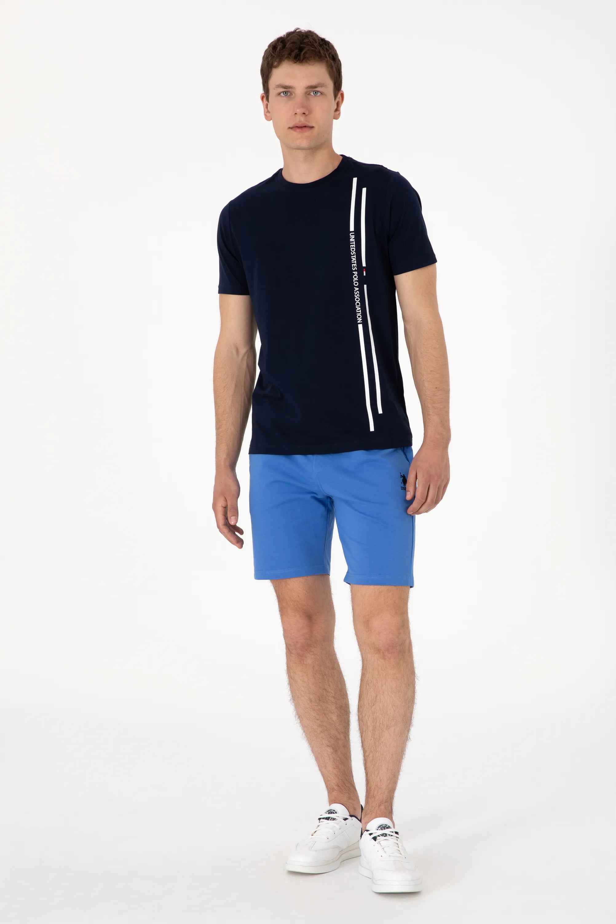 U.S. Polo Assn. Navy Blue Men Navy Blue Regular Fit Polo Shirt SKU: G081SZ0110 2104061_VR033 Image 04