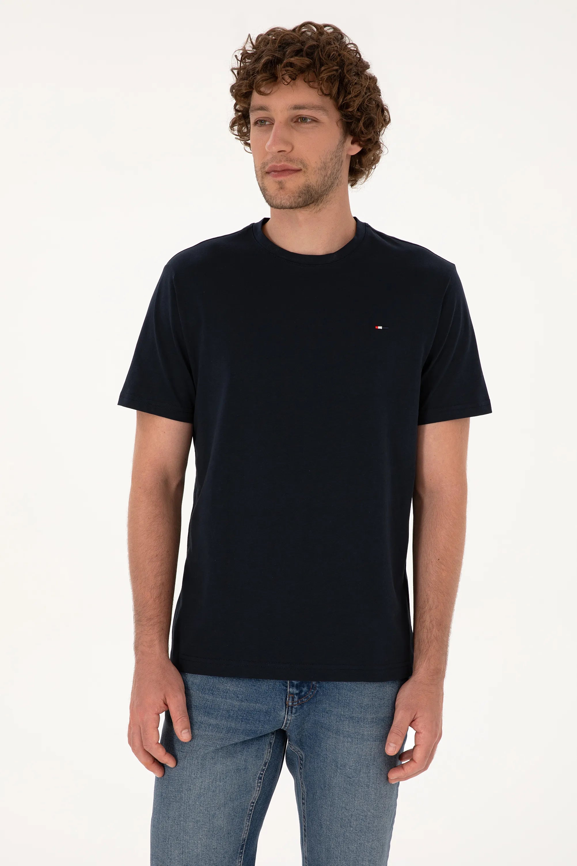 U.S. Polo Assn._Dark Blue_Dark Blue T-Shirt_G081SZ0110 2225584_VR100_03