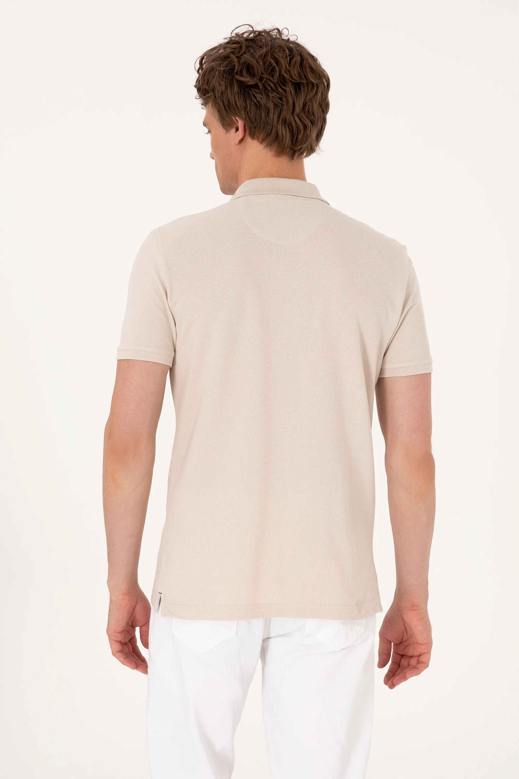 U.S. Polo Assn. Stone Men Stone Slim Fit Polo Shirt SKU: G081SZ0110 2252503_VR049 Image 05
