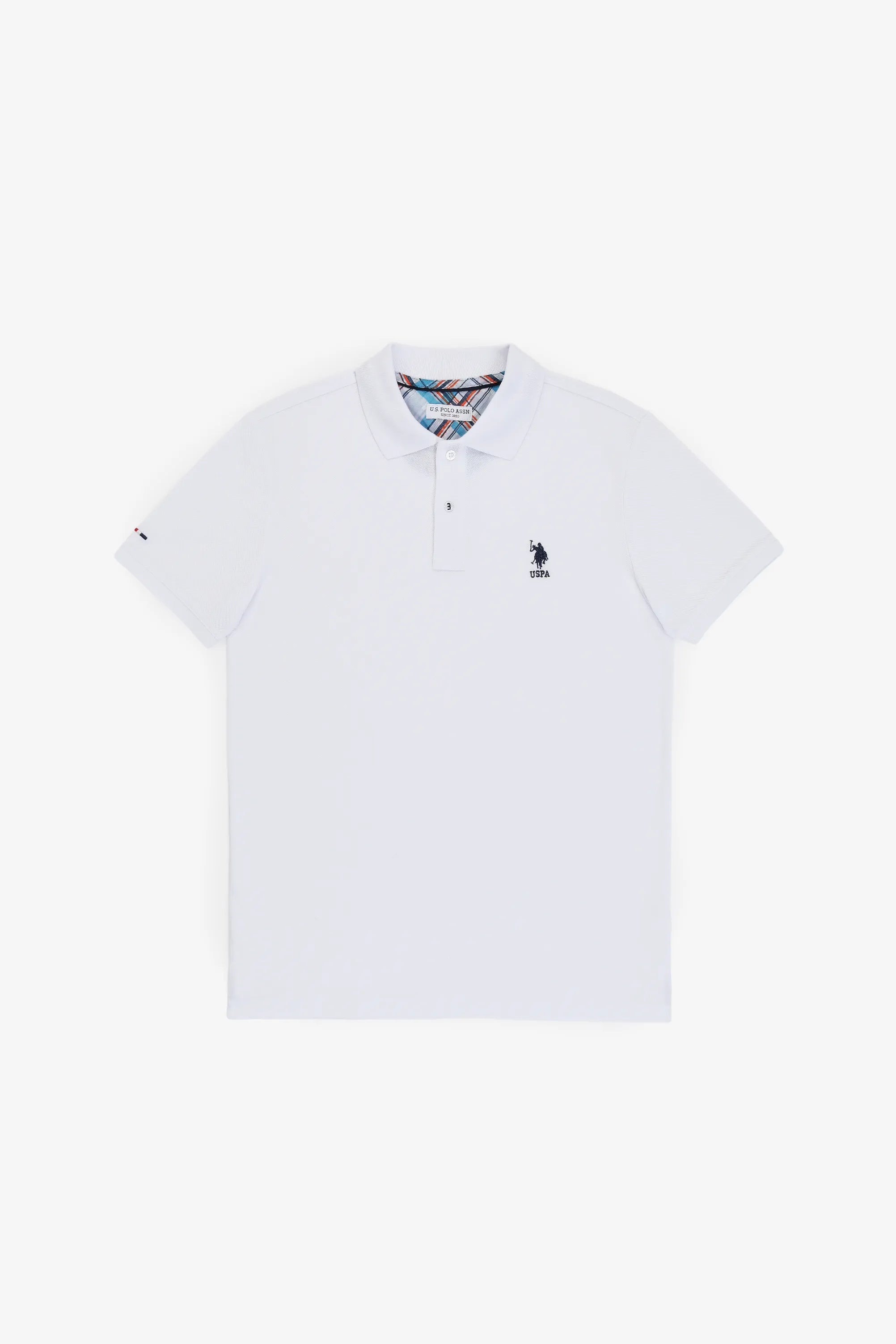 U.S. Polo Assn. White Men White Polo Shirt SKU: G081SZ0110 PU-8779_VR013 Image 06