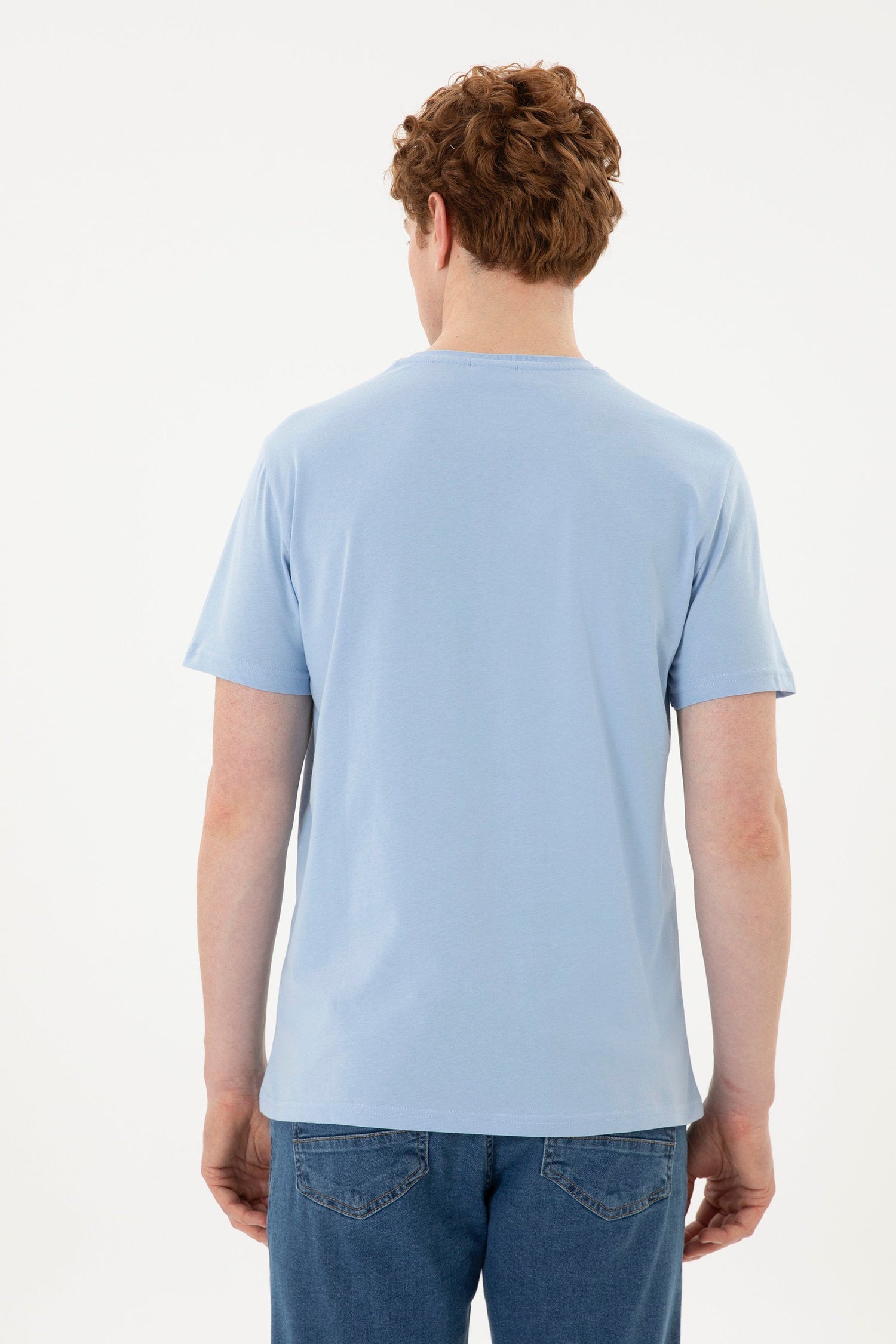 Round Neck T-Shirt With Uspa Logo_G081SZ0110 1795459_VR003_05