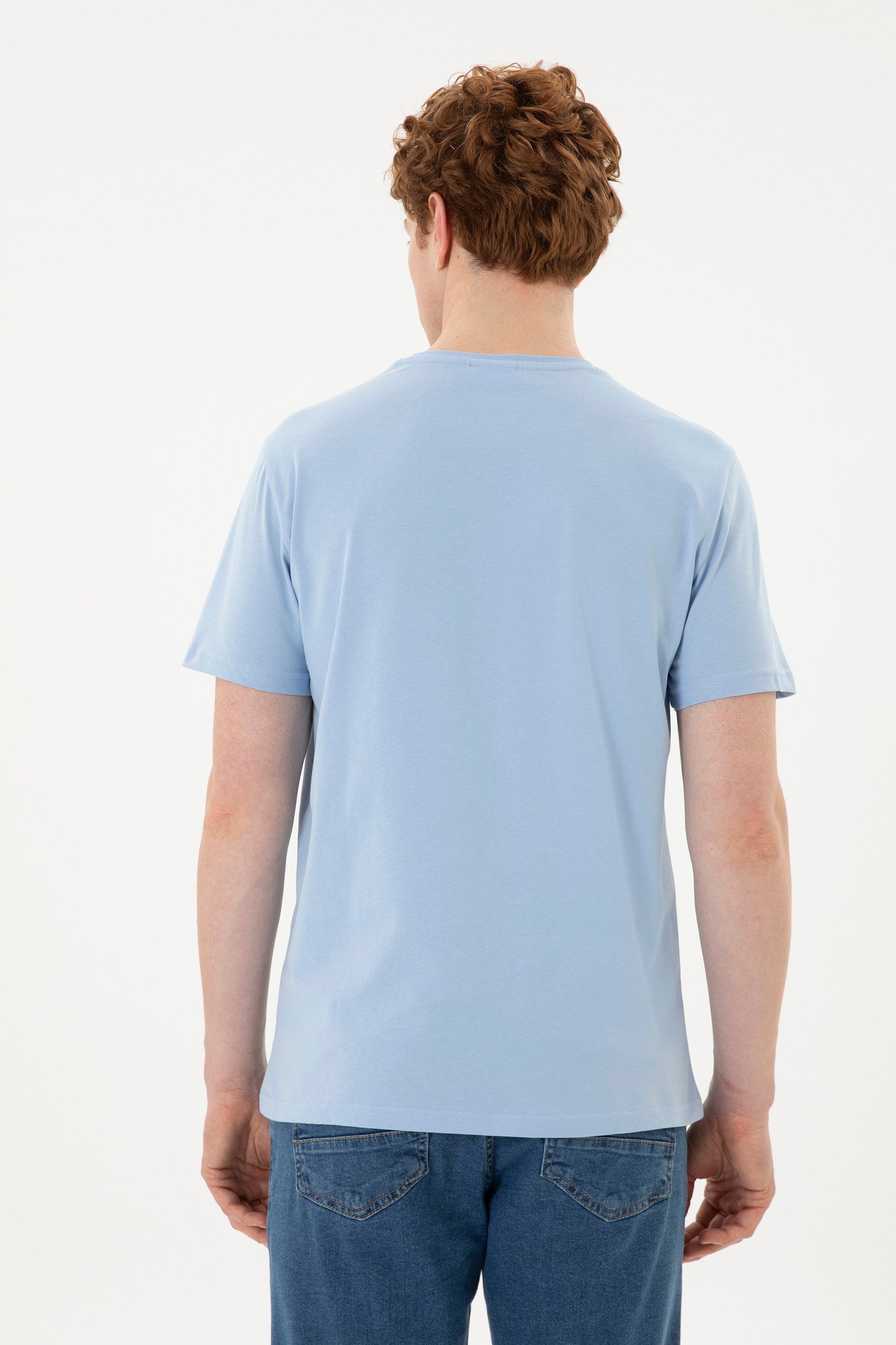 Round Neck T-Shirt With Uspa Logo_G081SZ0110 1795459_VR003_05