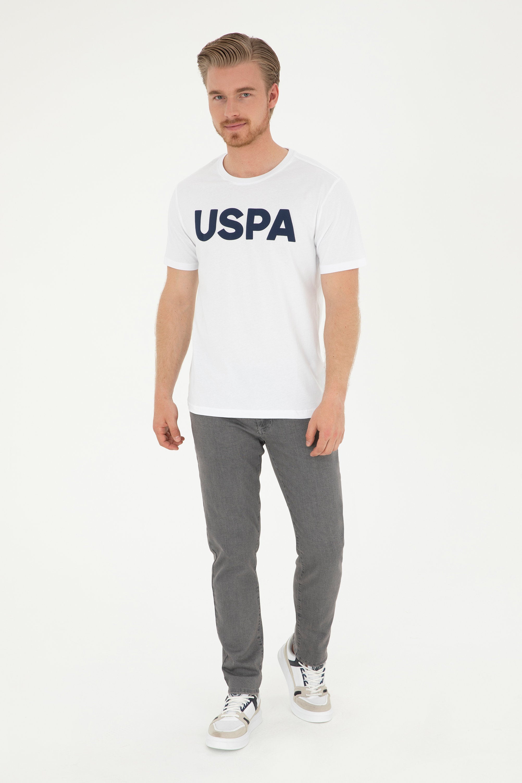 White T-Shirt With USPA Logo_G081SZ0110 1795459_VR013_04