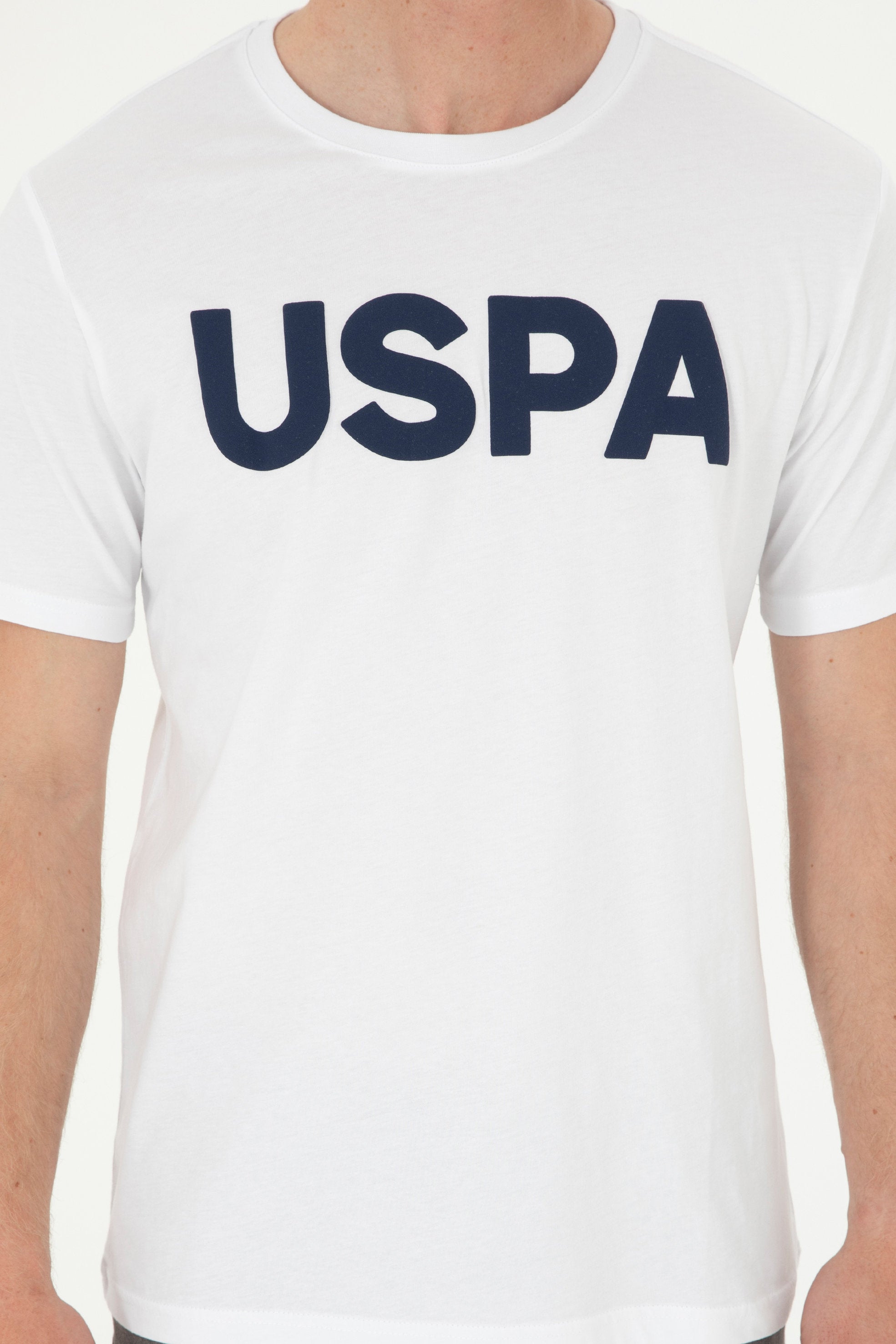 White T-Shirt With USPA Logo_G081SZ0110 1795459_VR013_06